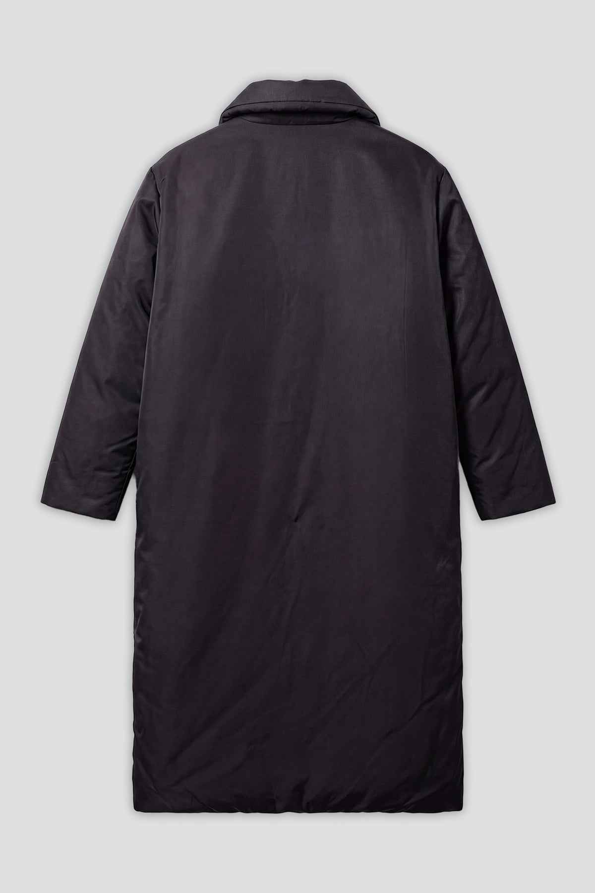 No.107 Black Loro Piana Rainsystem Long Jacket