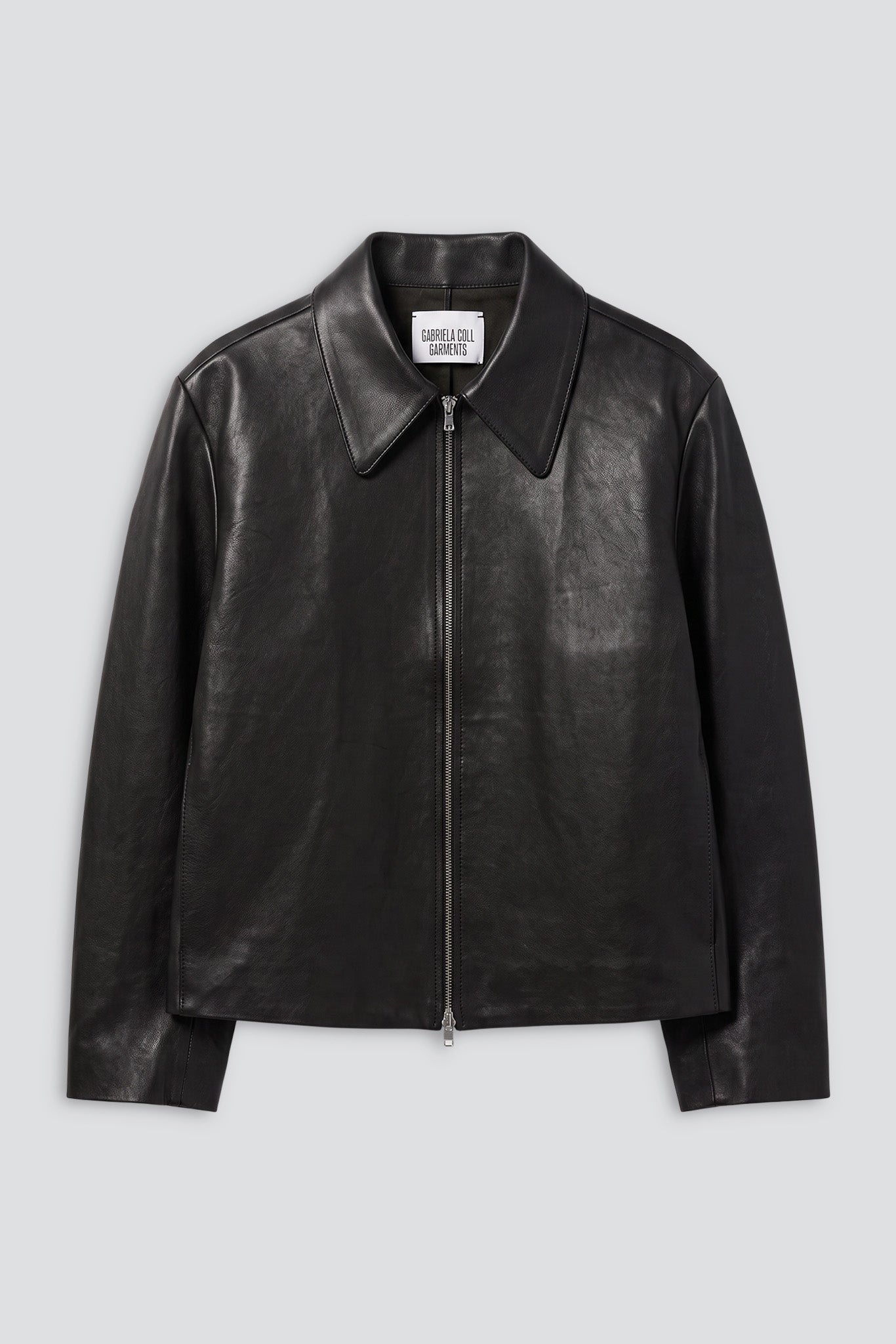 No.285 Black Leather Pocket Jacket