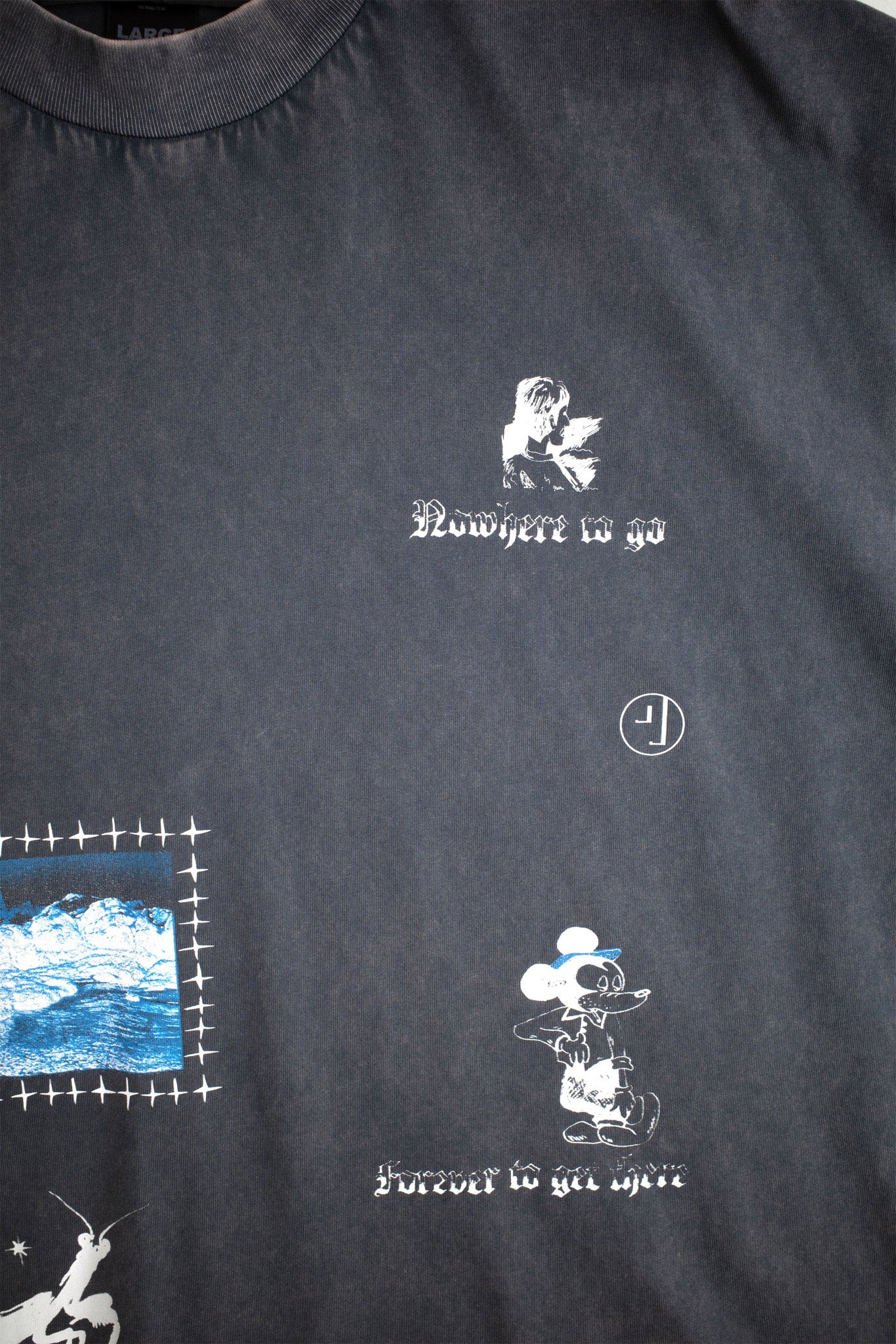 Vintage Blue Nowhere To Go Tee