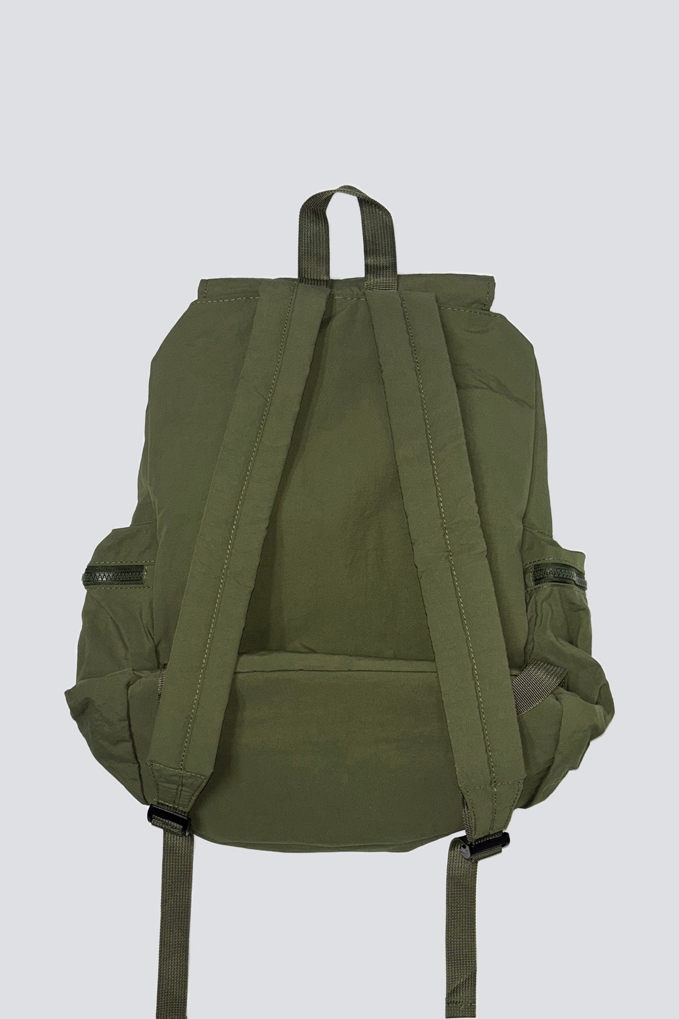 Nylon Embroidered New York Logo Drawstring Backpack - Green