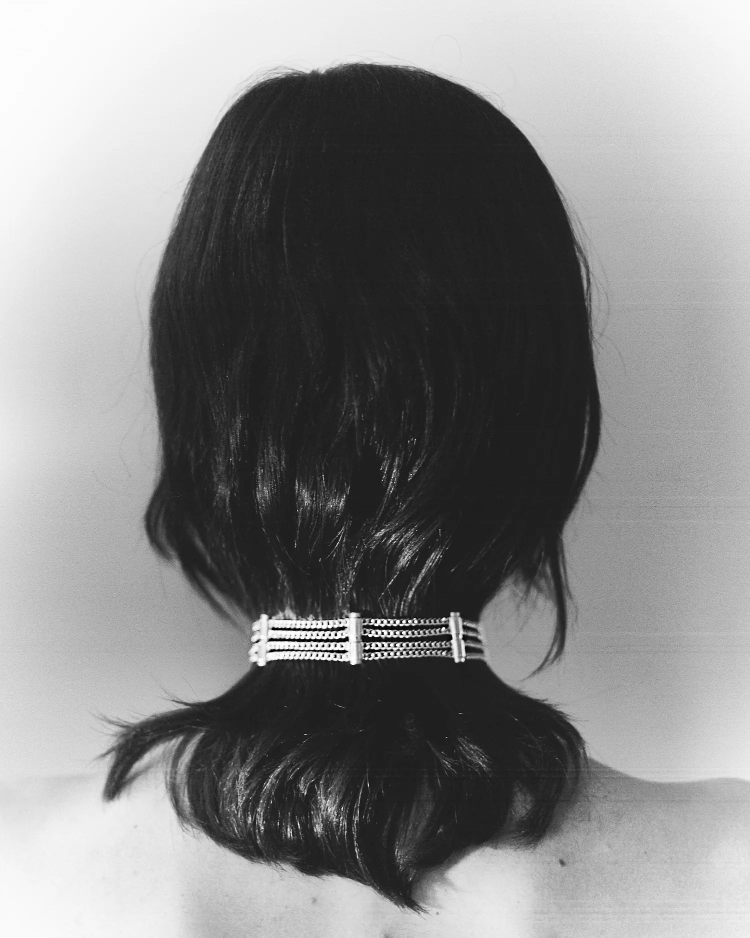 Silver NE-Pin Choker Necklace