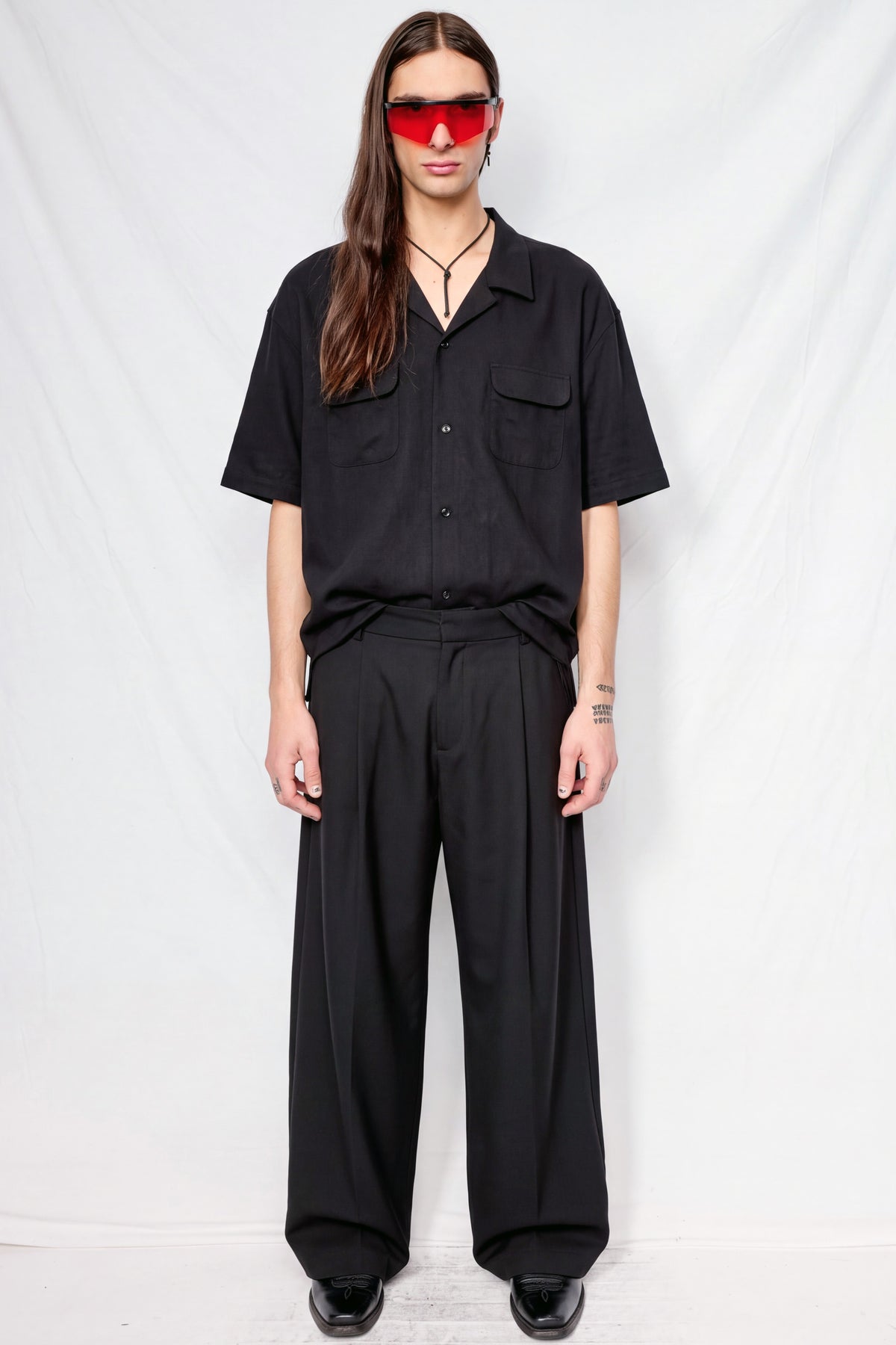 Black Suiting Homme Pant