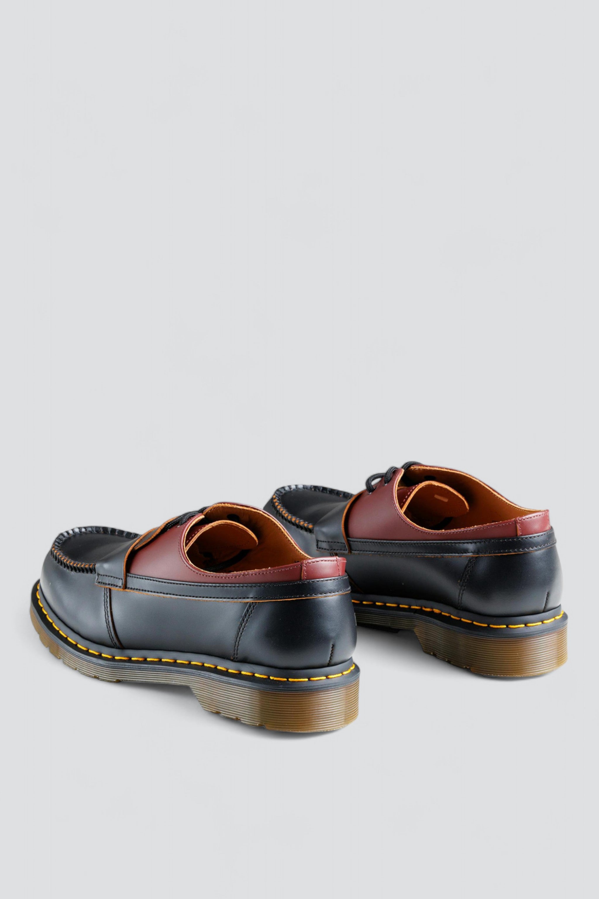 Oxblood Red/Black MM6 x Dr. Martens 1461 Penton Mash Up Loafer
