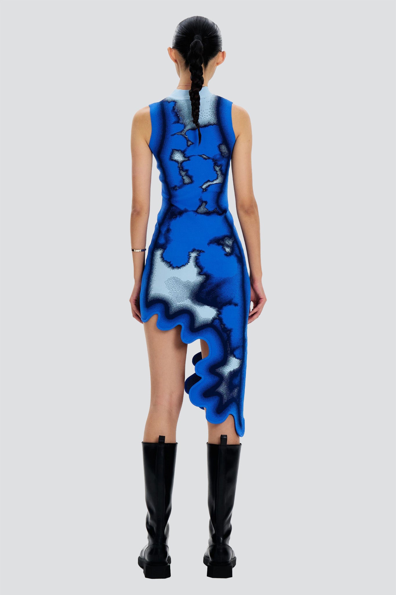 Blueberry Brooklyn Tie Dye Wavy Dress