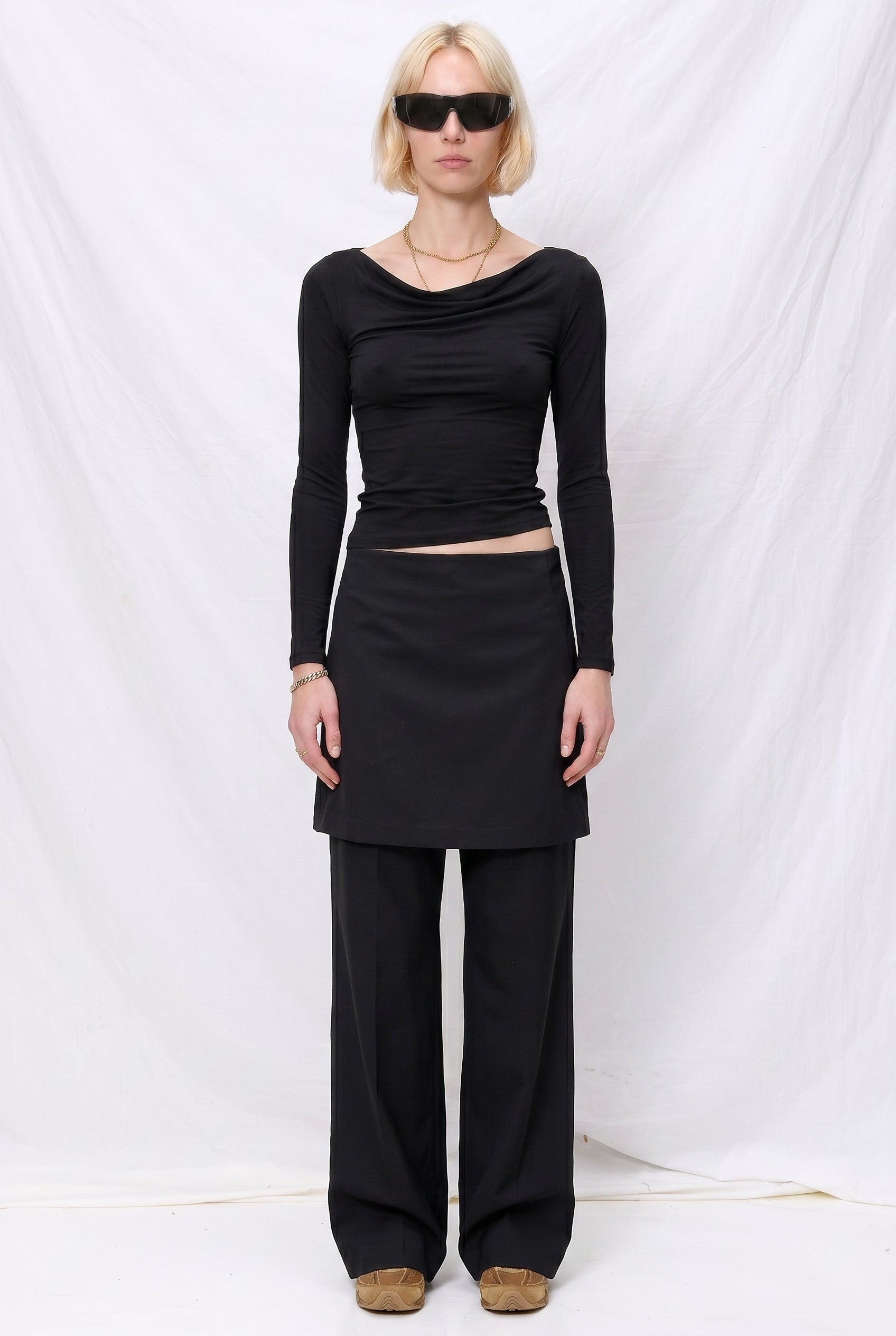 Black Debut Top
