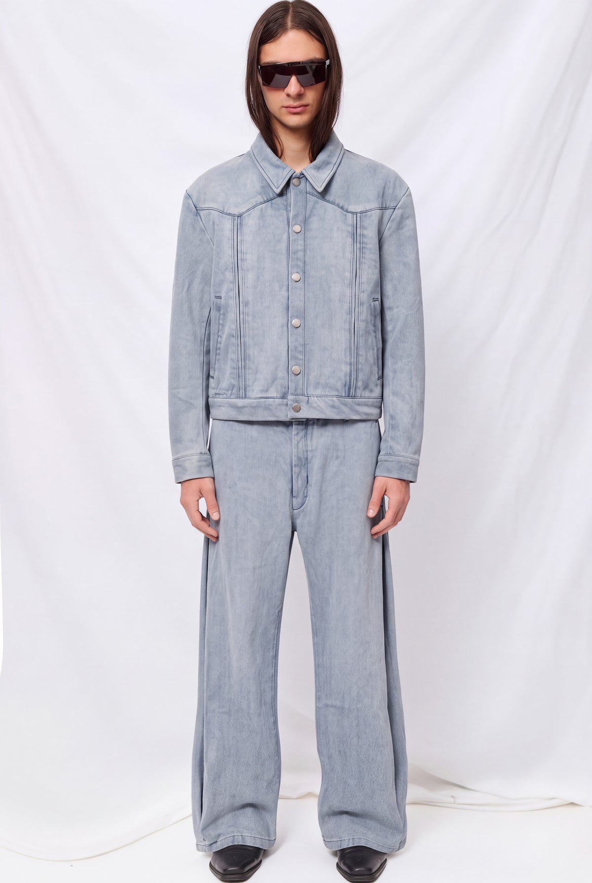 Pale Blue Denim Cuate Jacket