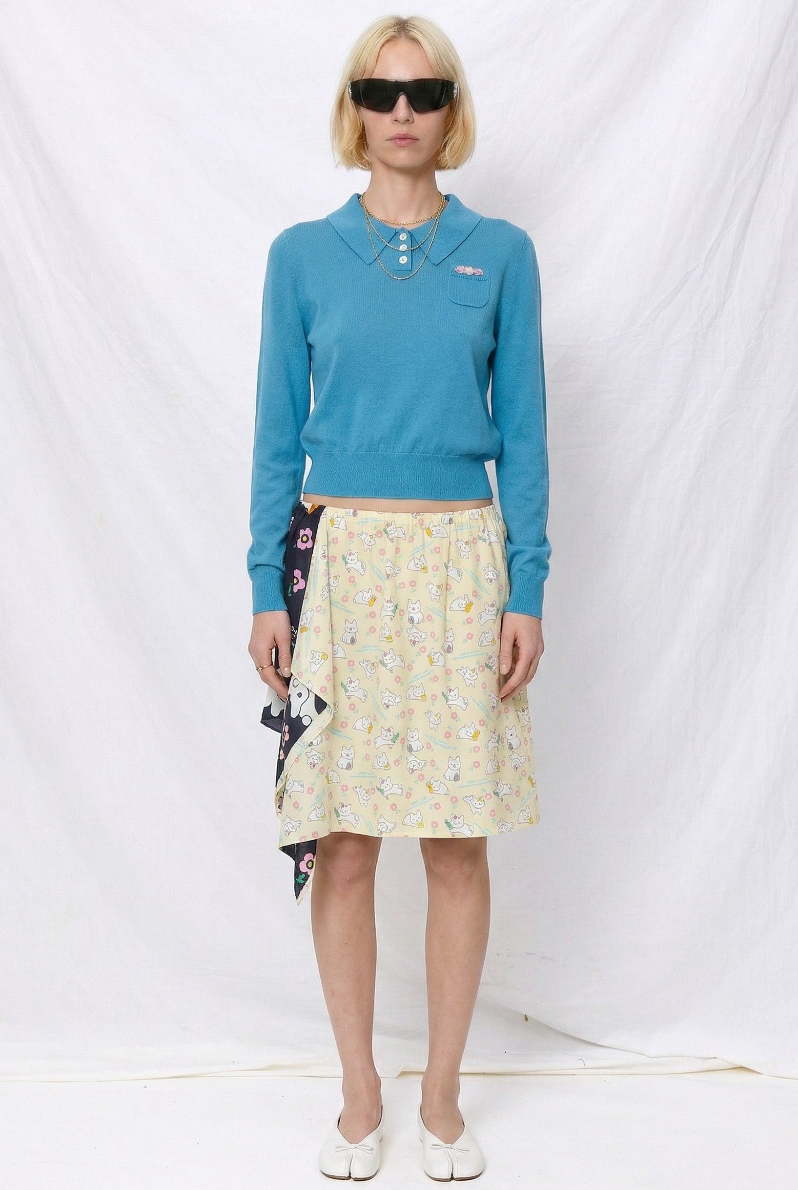 Yellow Multi Napkin Skirt