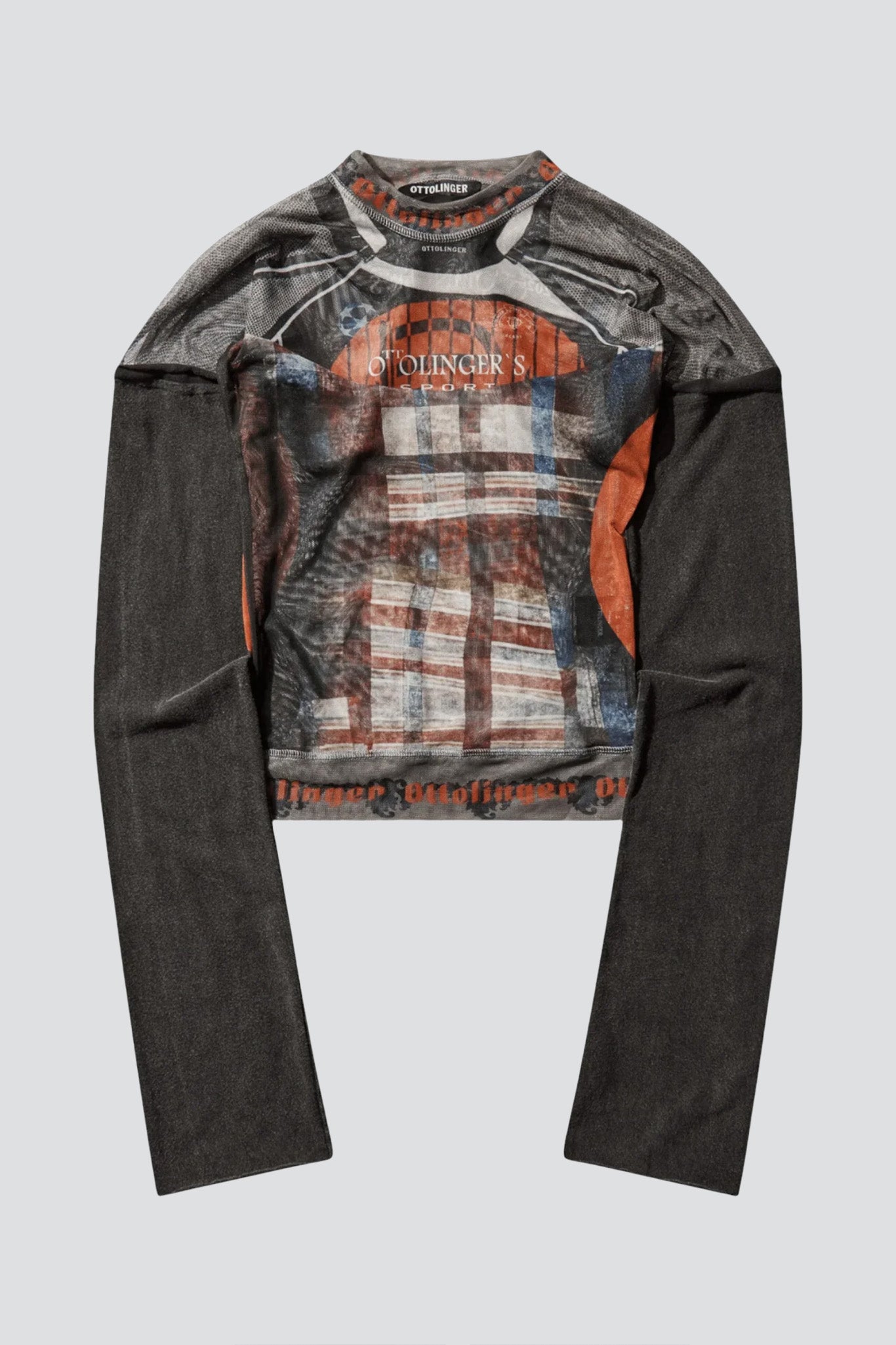 Racing Plaid Mesh Hybrid Longsleeve