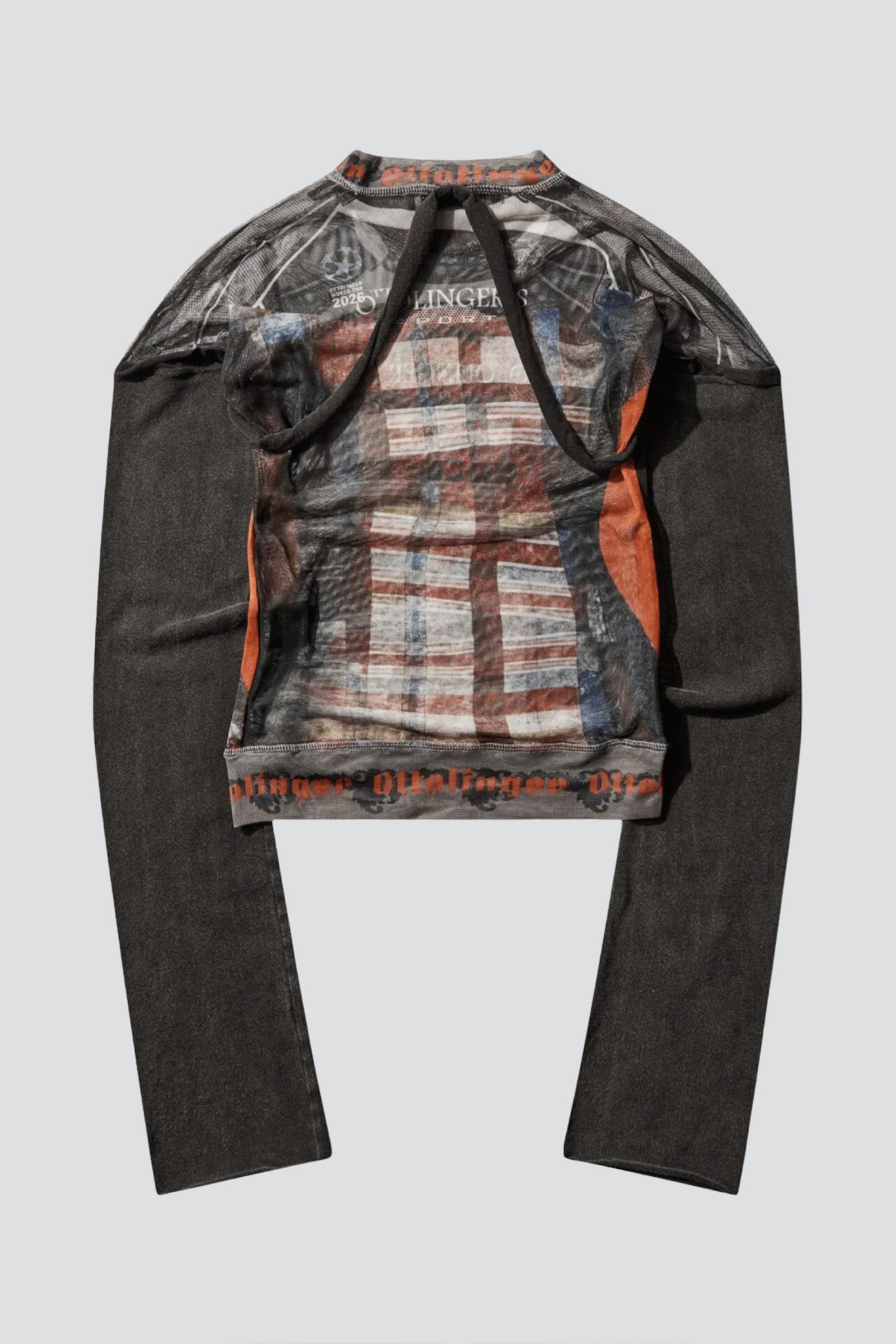 Racing Plaid Mesh Hybrid Longsleeve