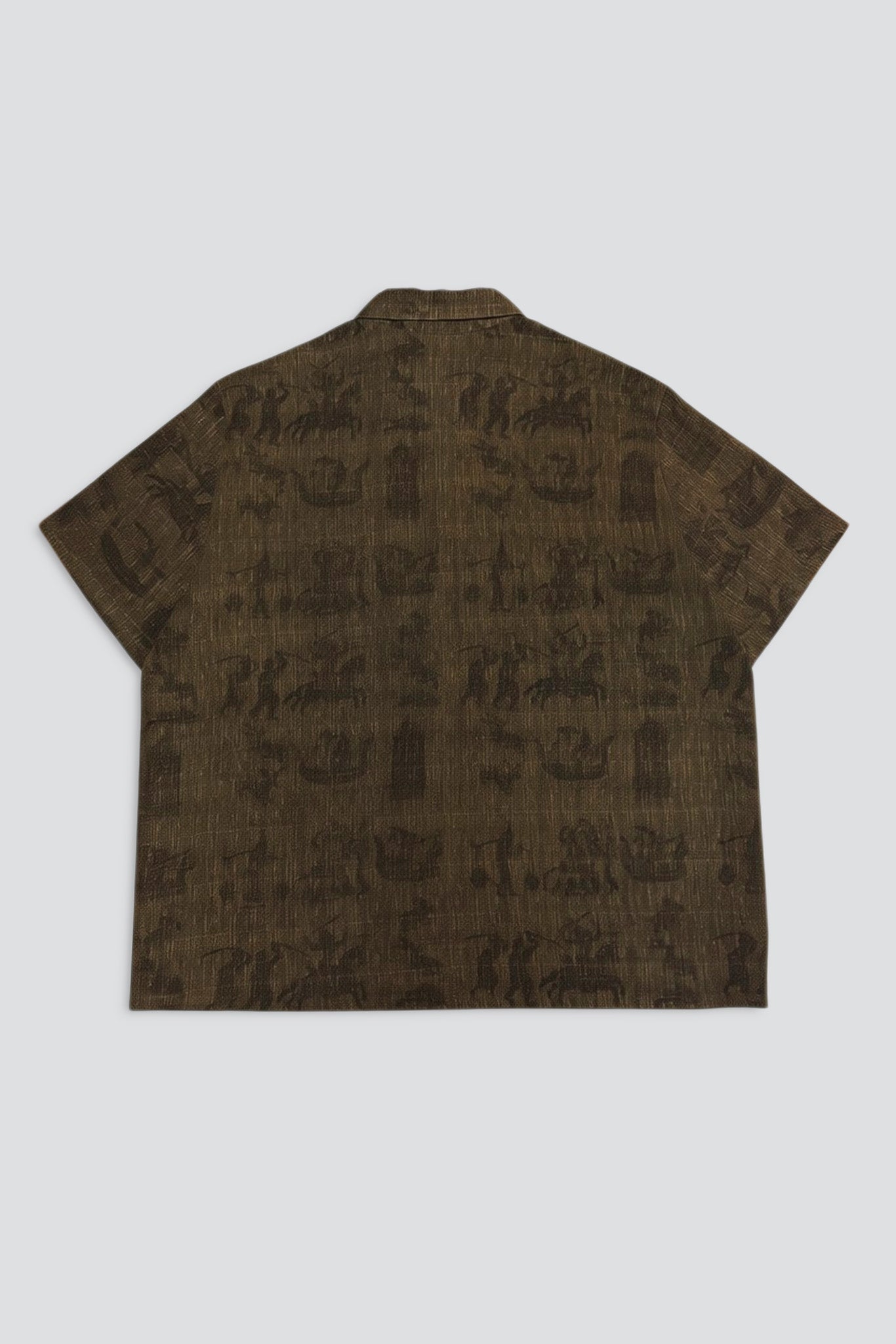 Reverse Print Camp Shirt