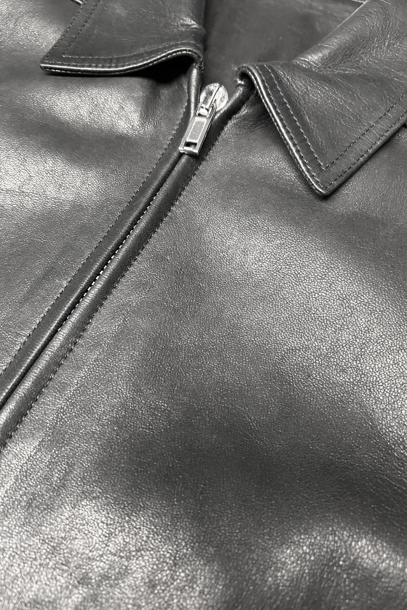 Rick Owens Black Leather Strap Jacket - Vintage – Assembly