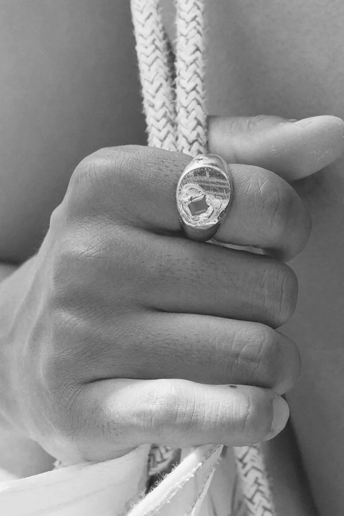 Silver Sello Norte Ring