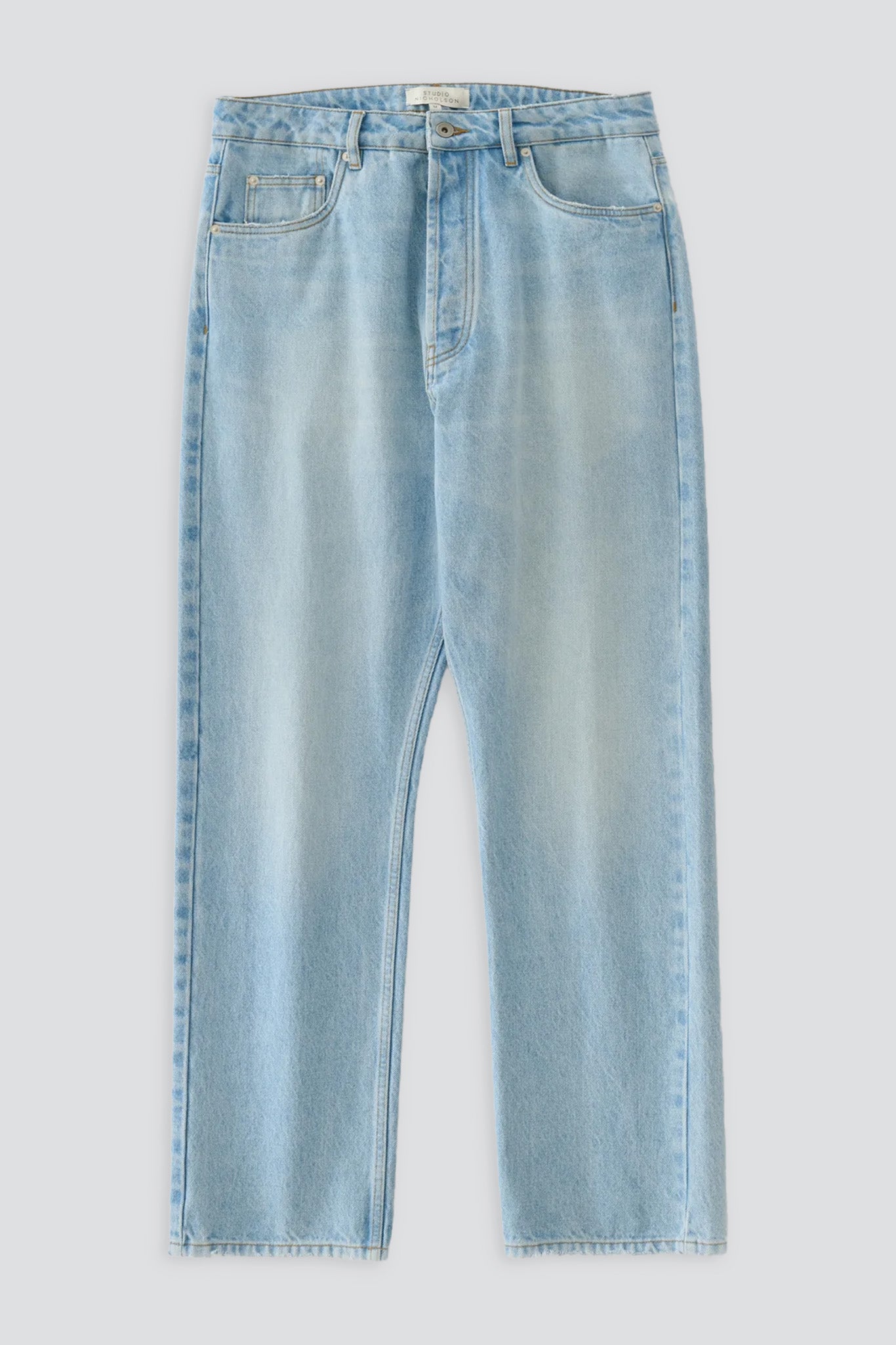 Bleached Wash Riso Denim Pant