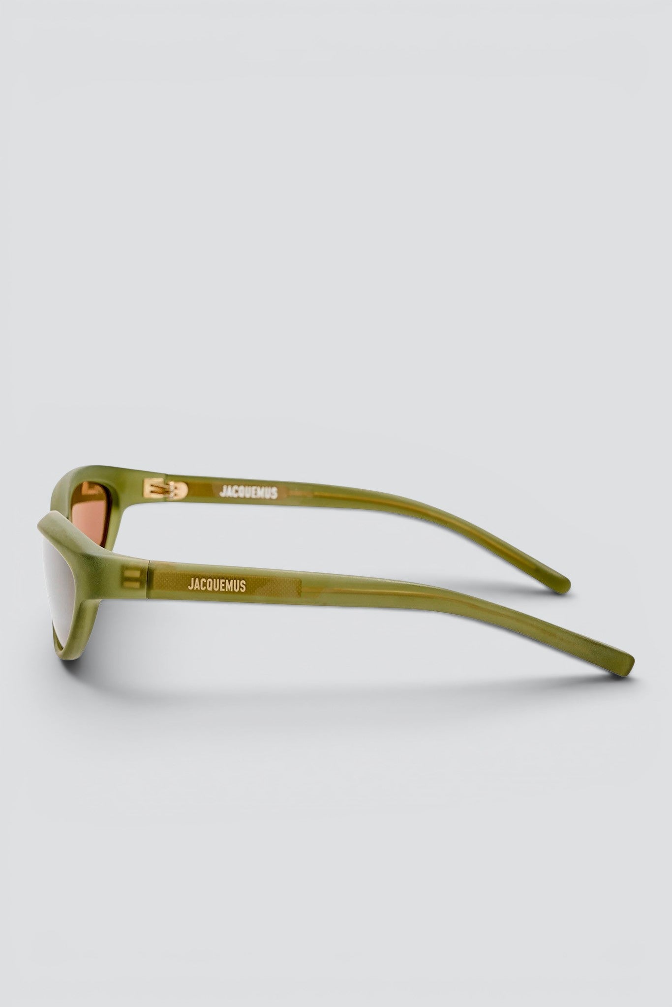 Sanded Green Curvo Sunglasses