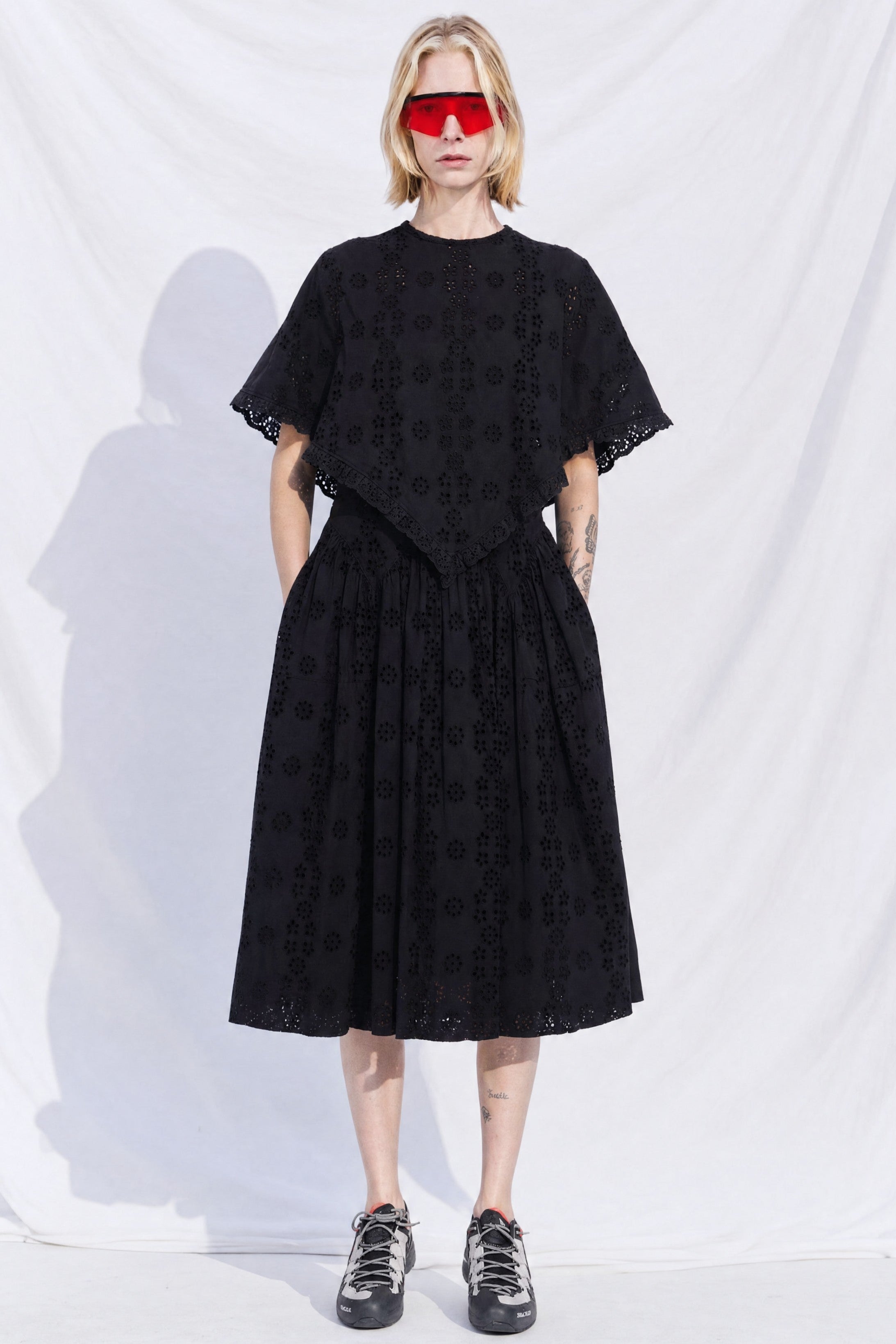 Black Soba Poncho