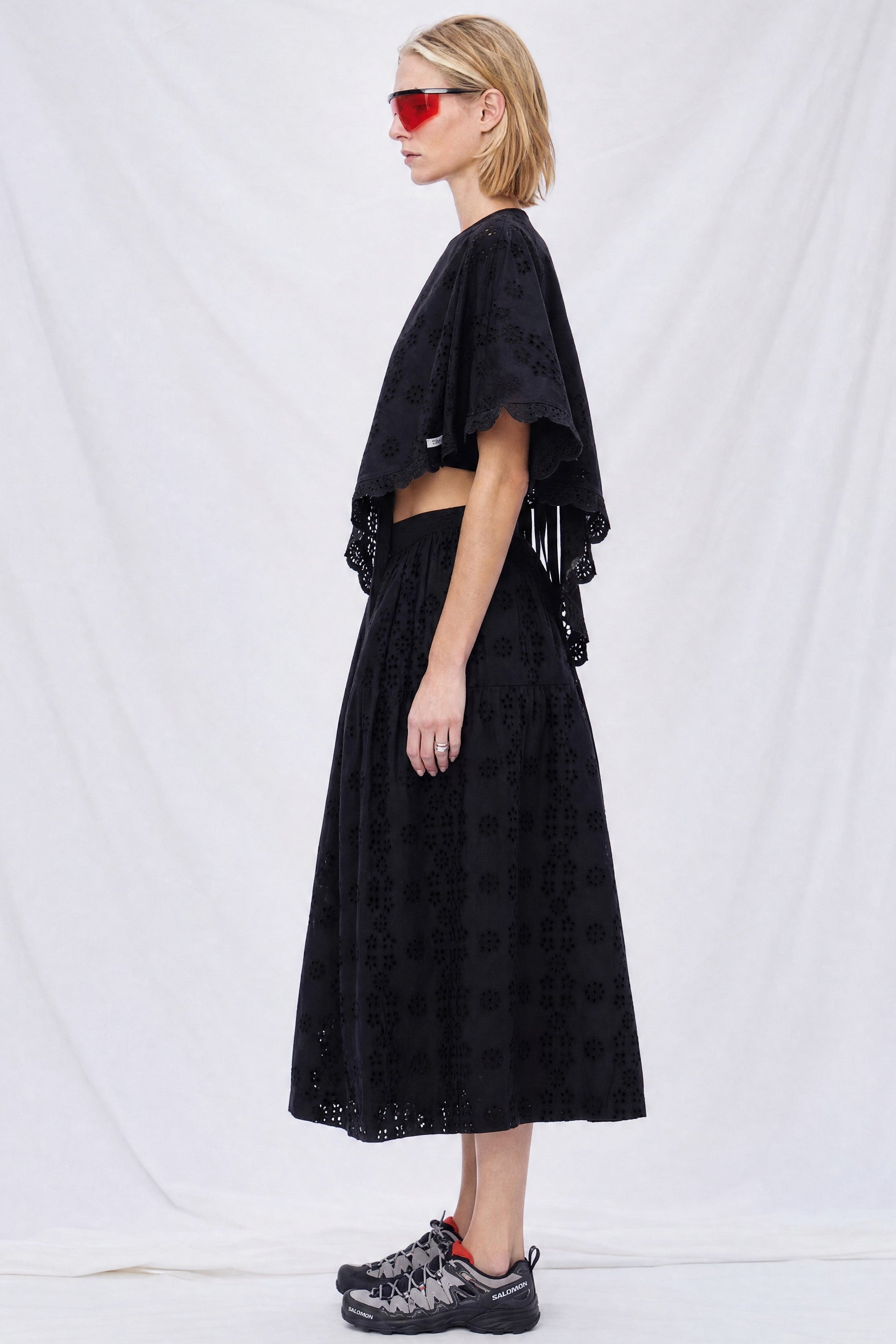 Black Soba Poncho
