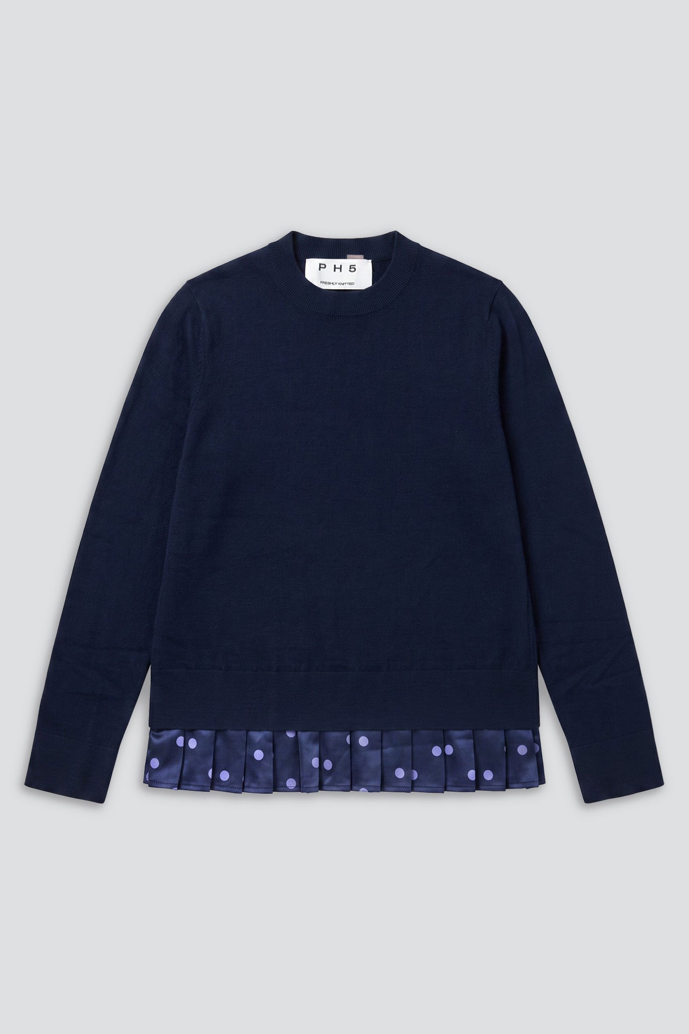 Sea Navy Portia Merino Wool Pullover
