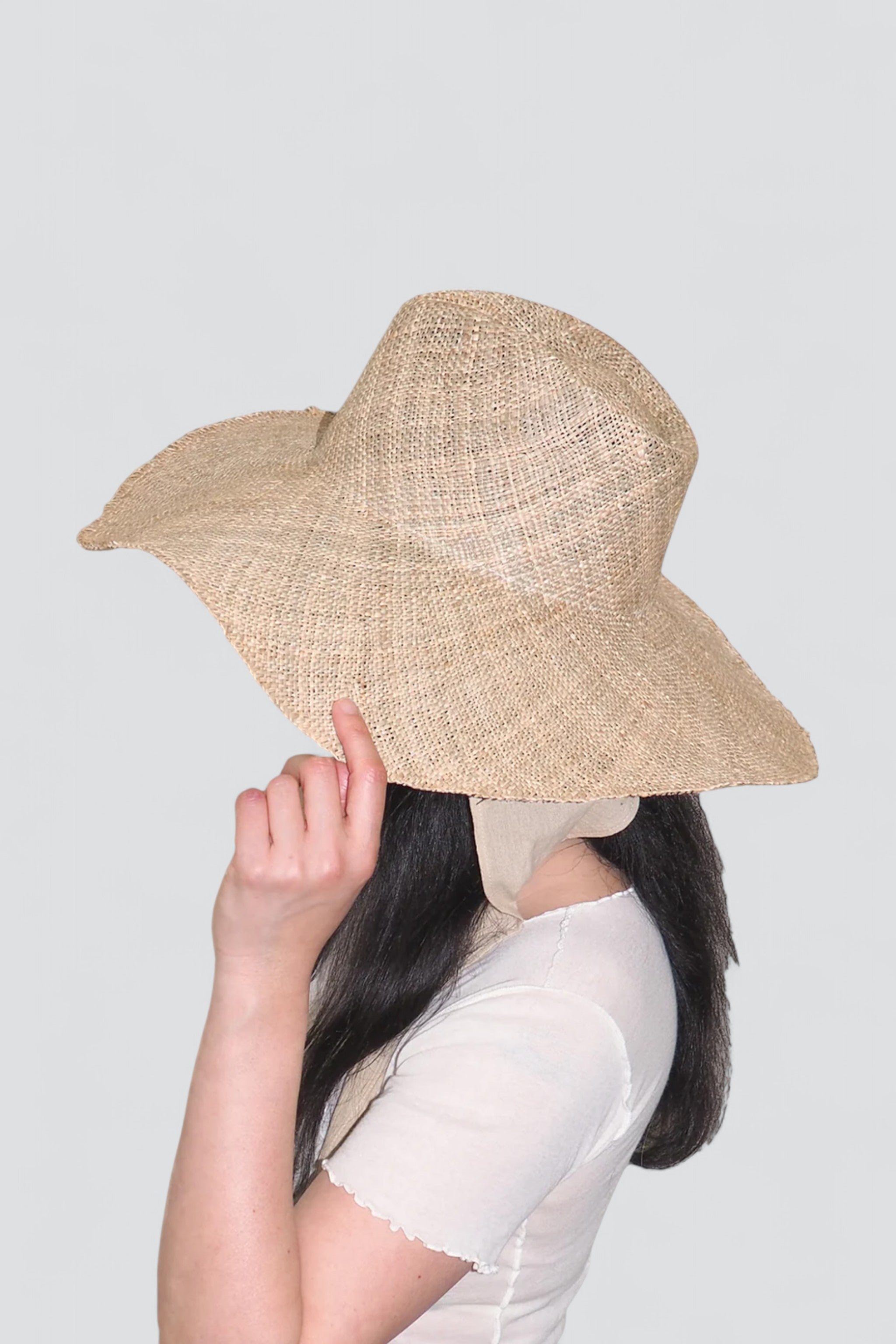 Seagrass Caro Hat with Neck Shade