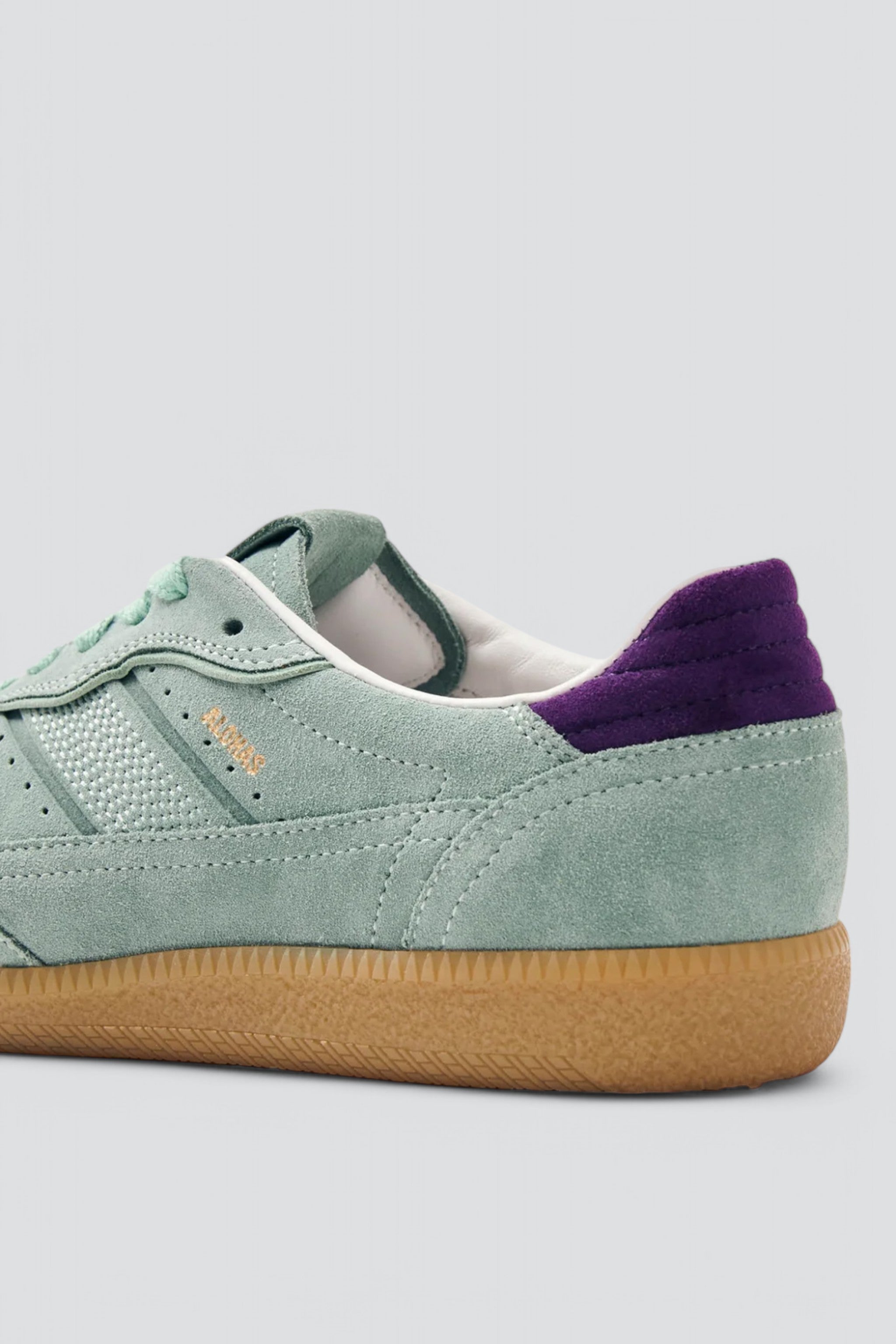Blue Leather Tb.490 Rife Sneakers