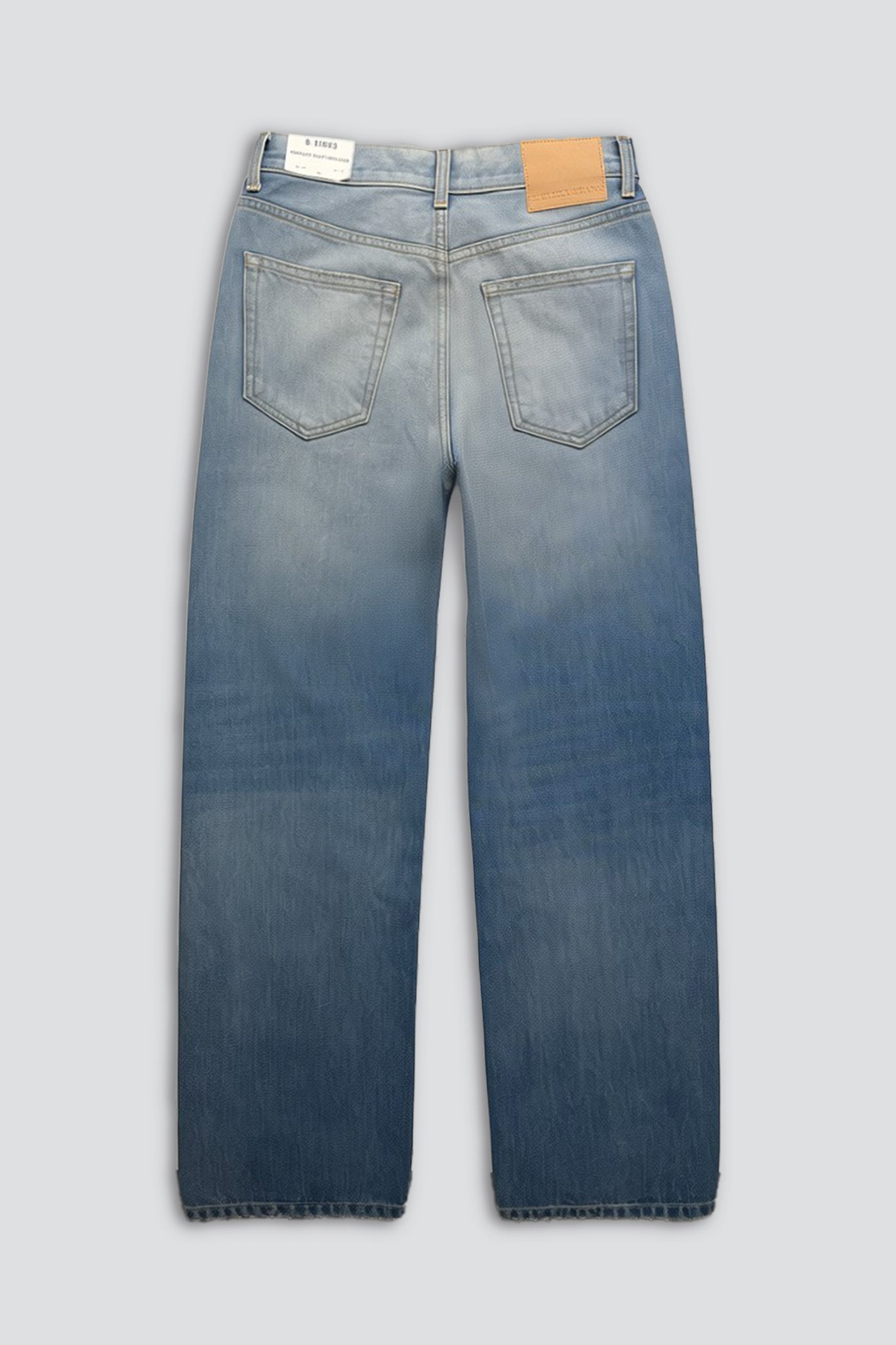 Shell Vintage Wash Charlot Split Hem Jean