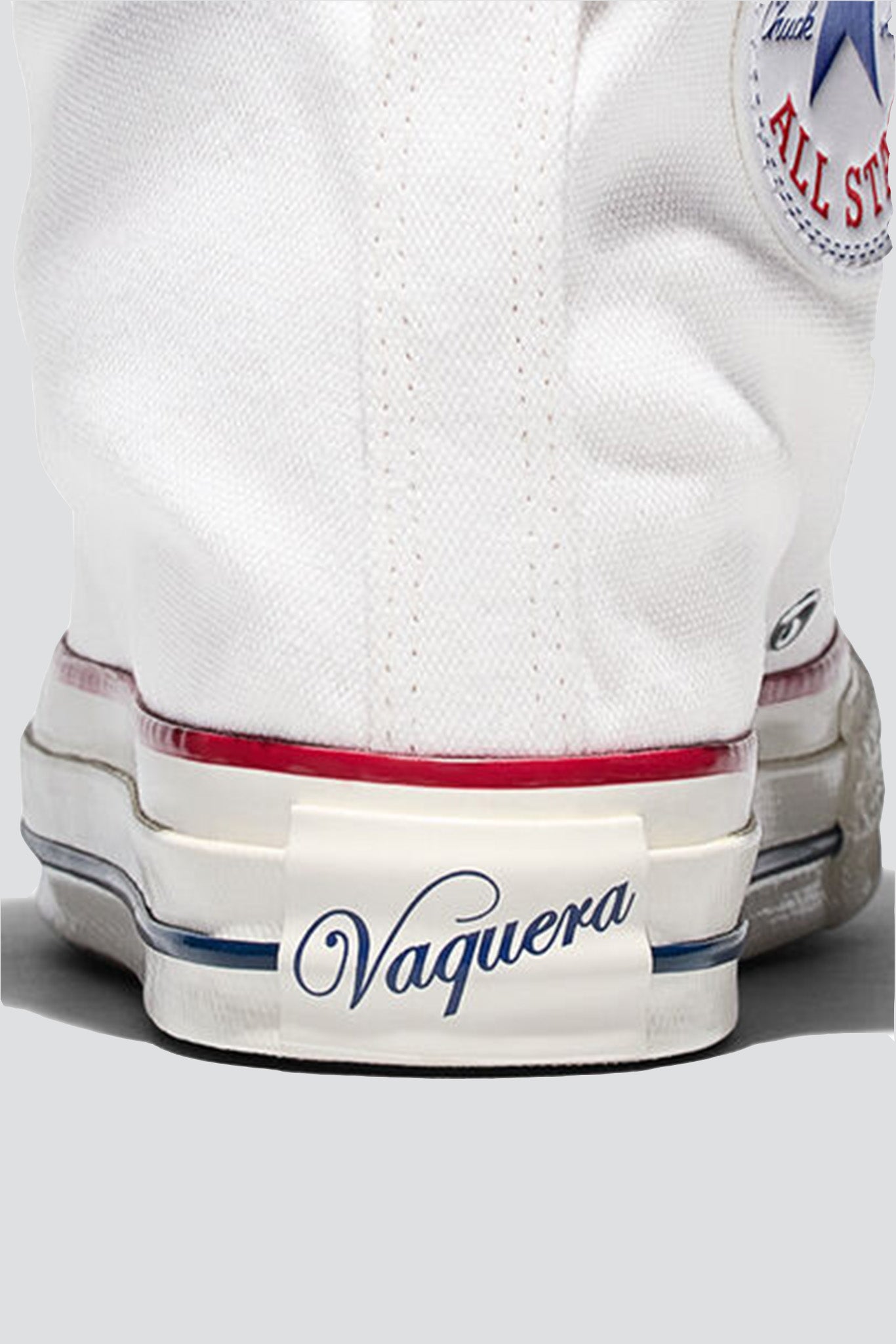 White Converse All Star XHi Slouch Wedge