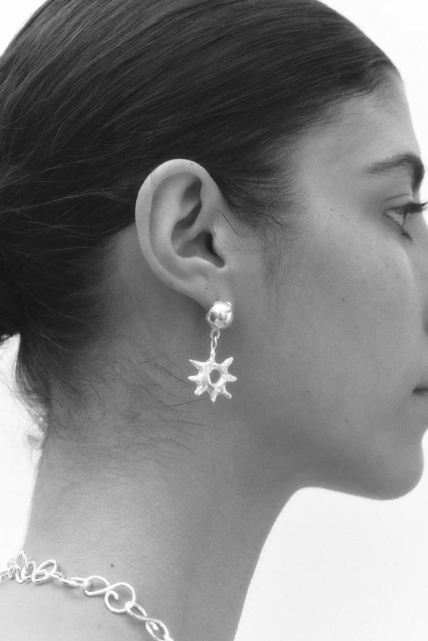 Silver Alba Earrings
