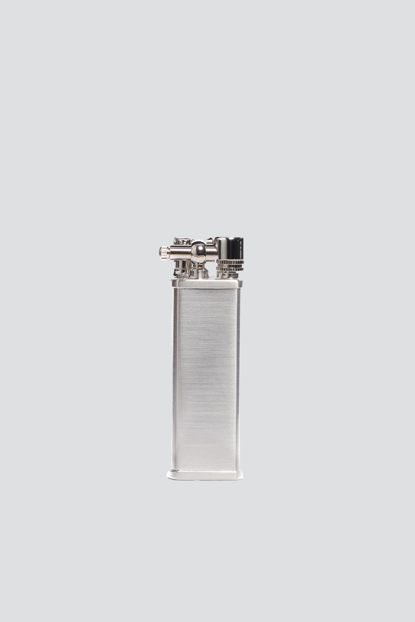 Silver Satin Bolbo Petrol Lighter