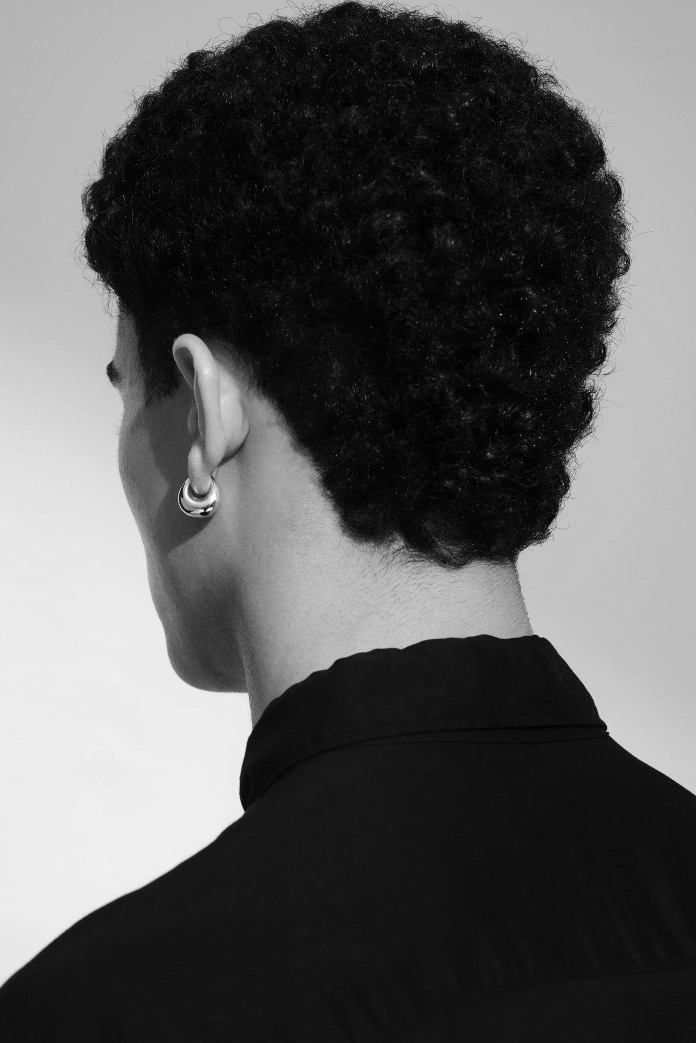 Silver Small Boa Hoops