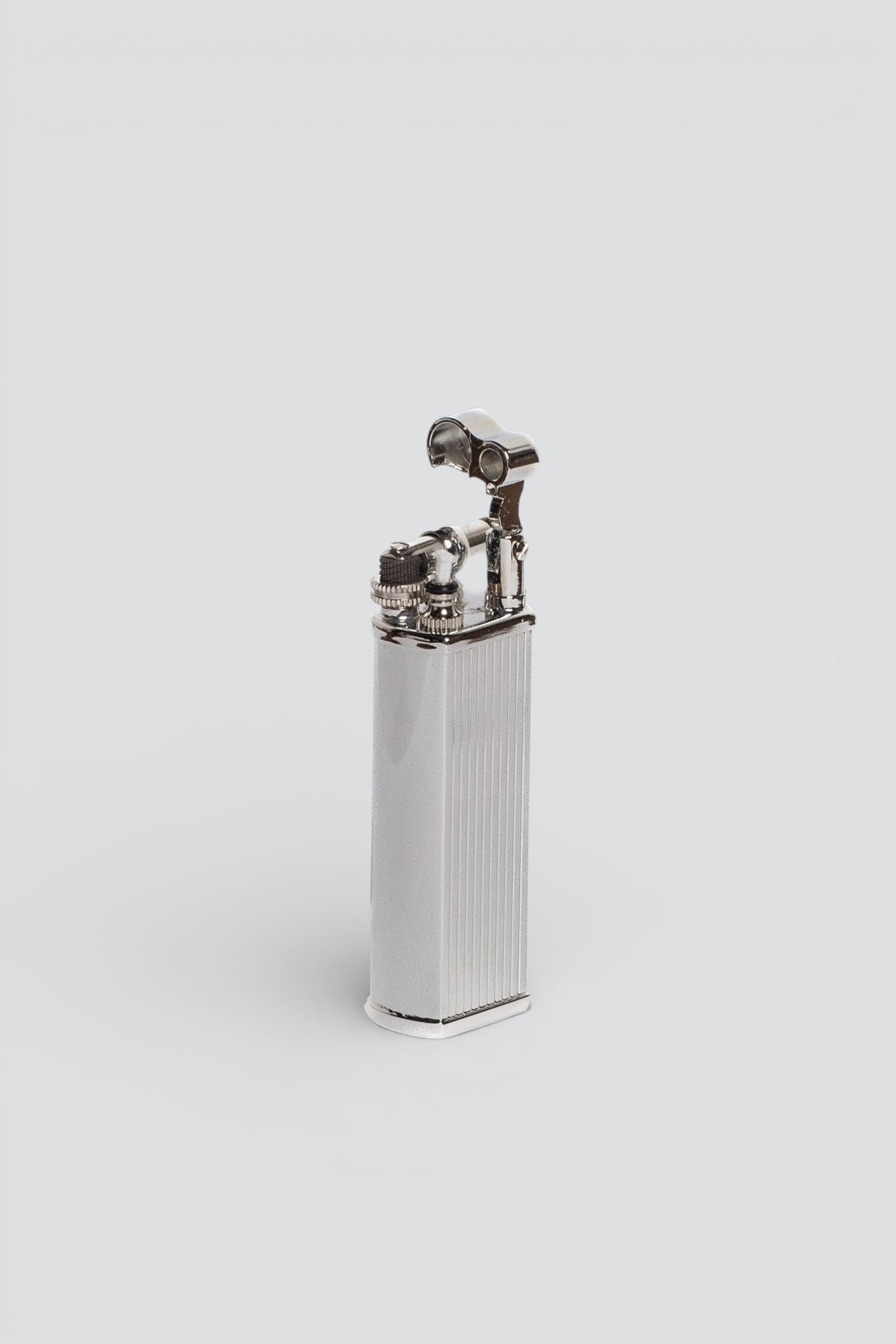 Silver Stripe Bolbo Petrol Lighter