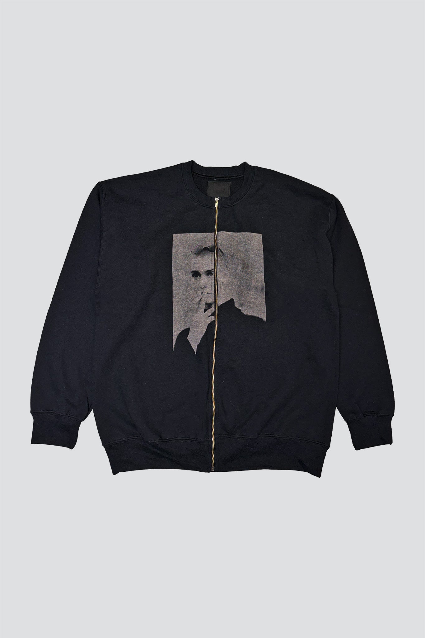 Black Sinead Zip Sweatshirt
