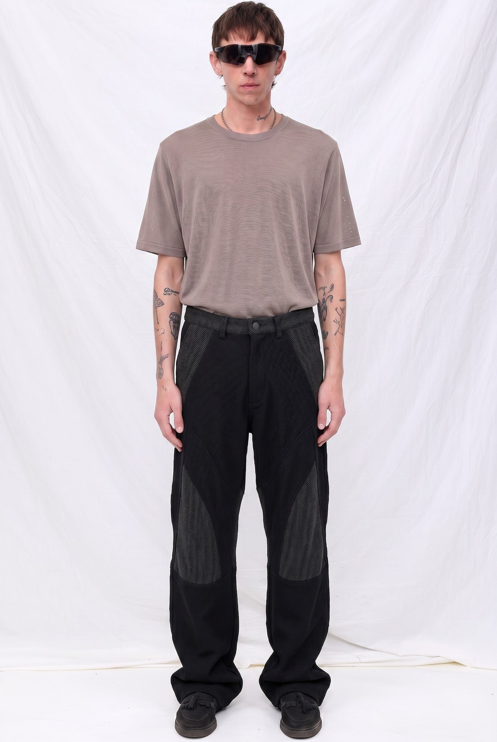 Smoke Toneblock Jeans Pants