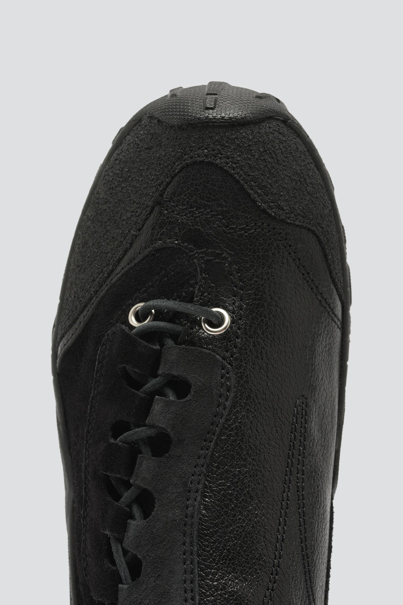Stealth Black Leather Gabe Shoe