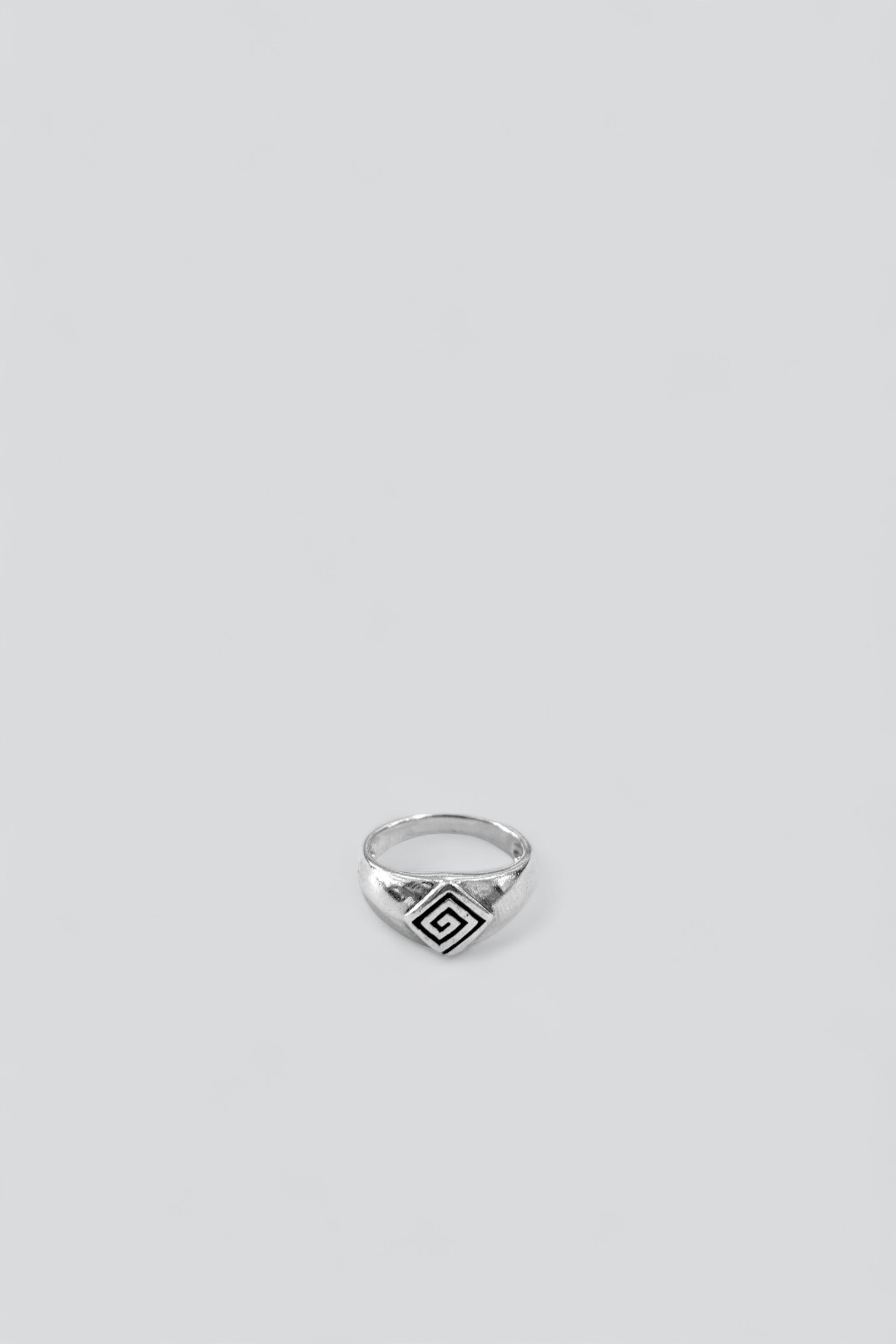 Sterling Silver Diamond Maze Ring