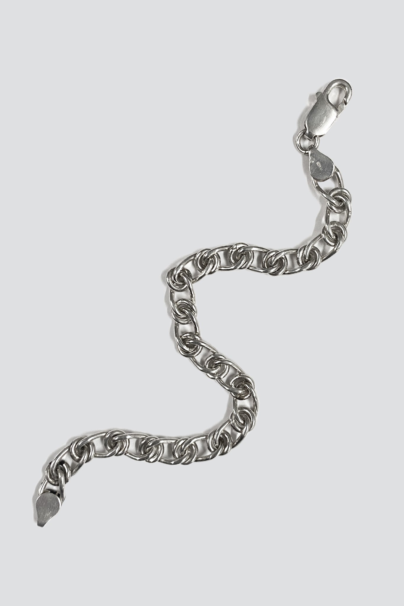 Sterling Silver Double Link Bracelet