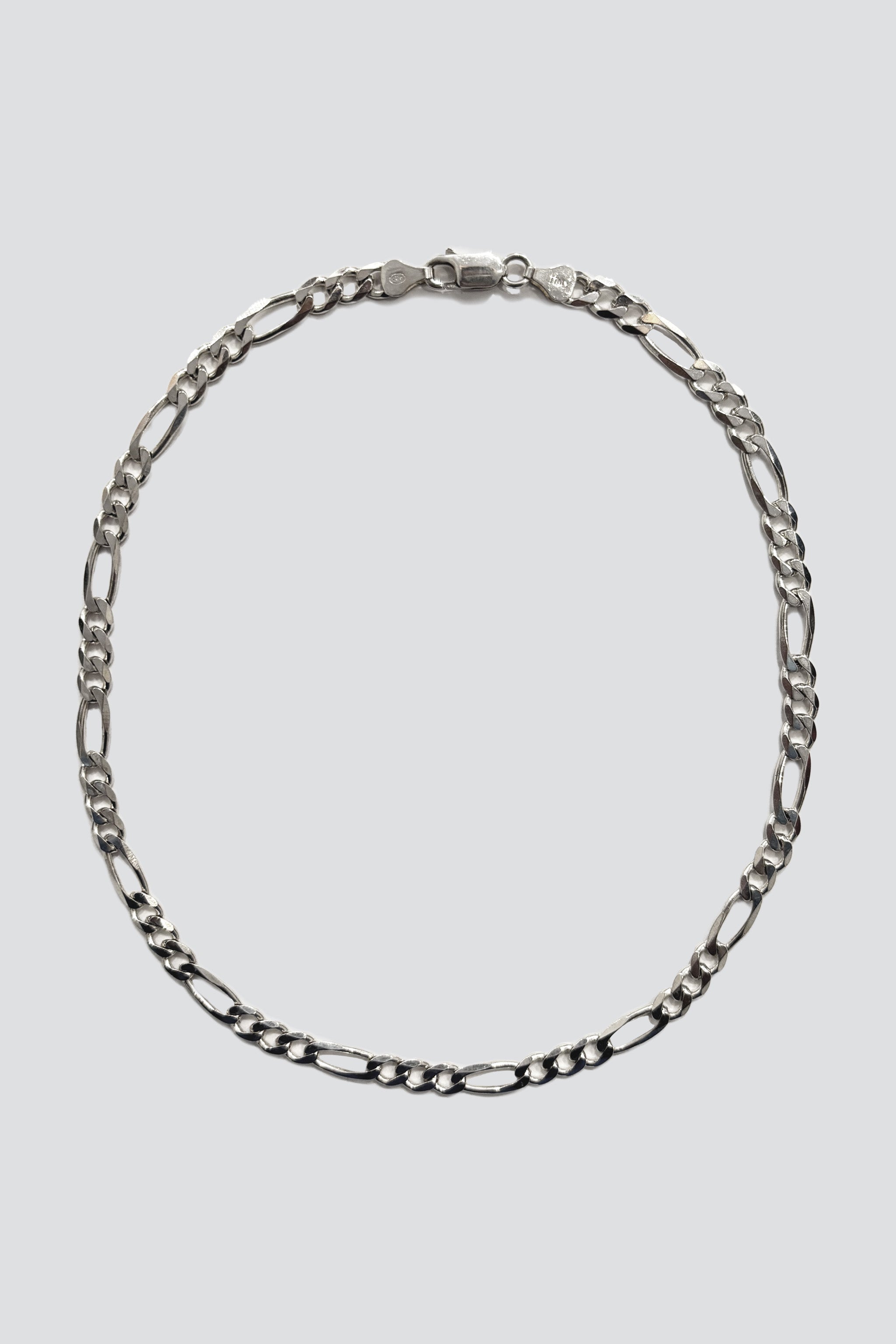 Sterling Silver Figaro Choker