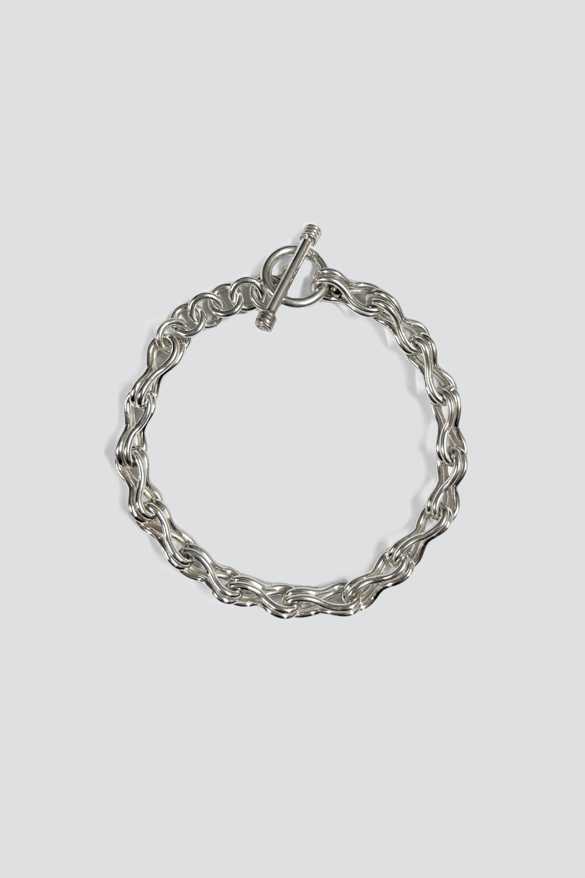 Sterling Silver Fluid Link Chain