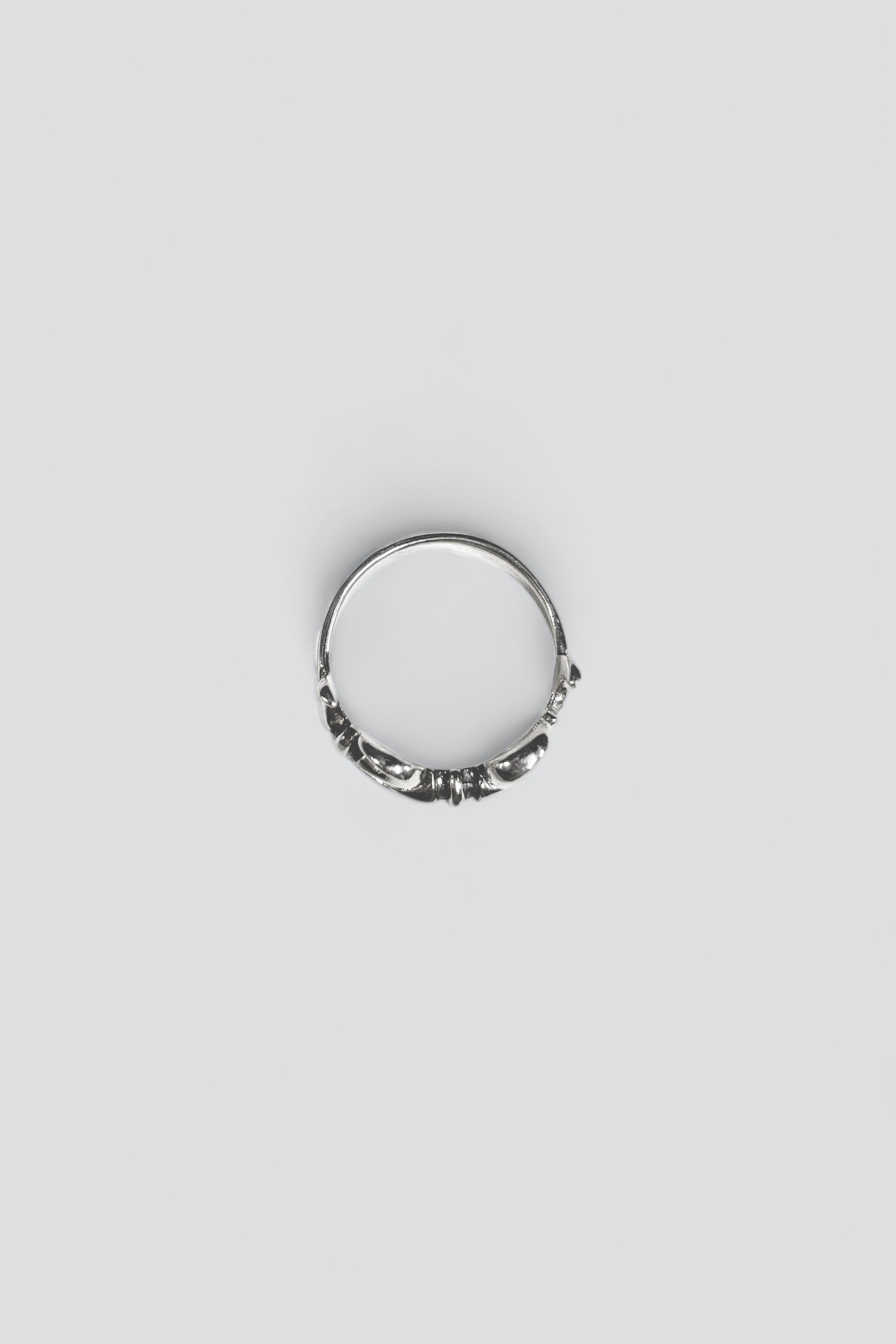 Sterling Silver Joined Fleur Ring