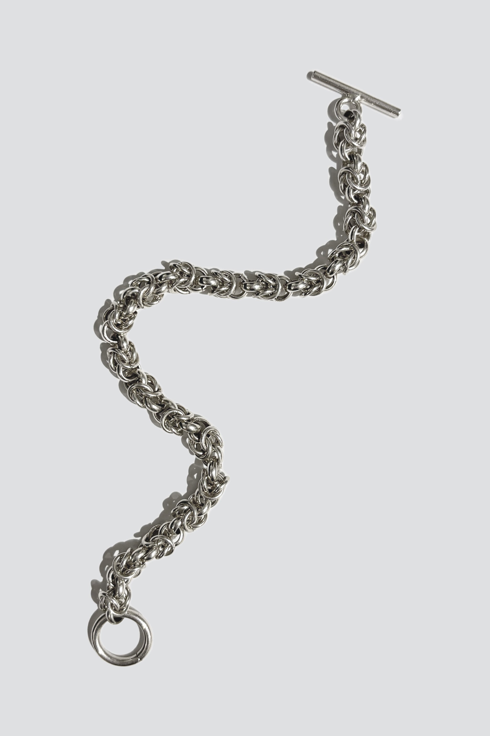 Sterling Silver Knot Toggle Chain