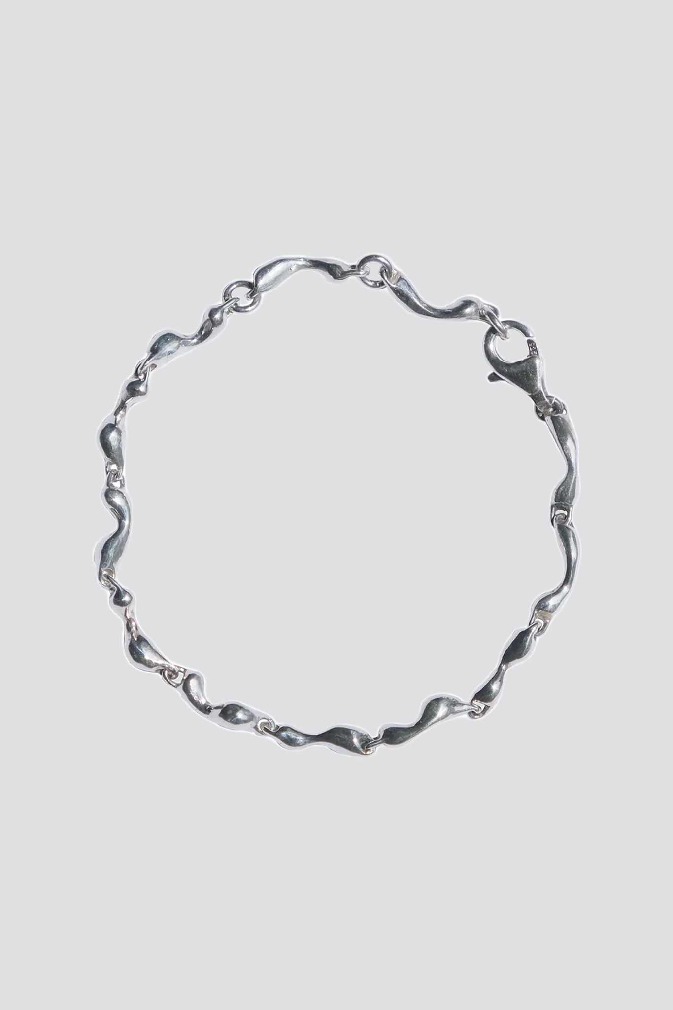 Sterling Silver Liquid Bracelet