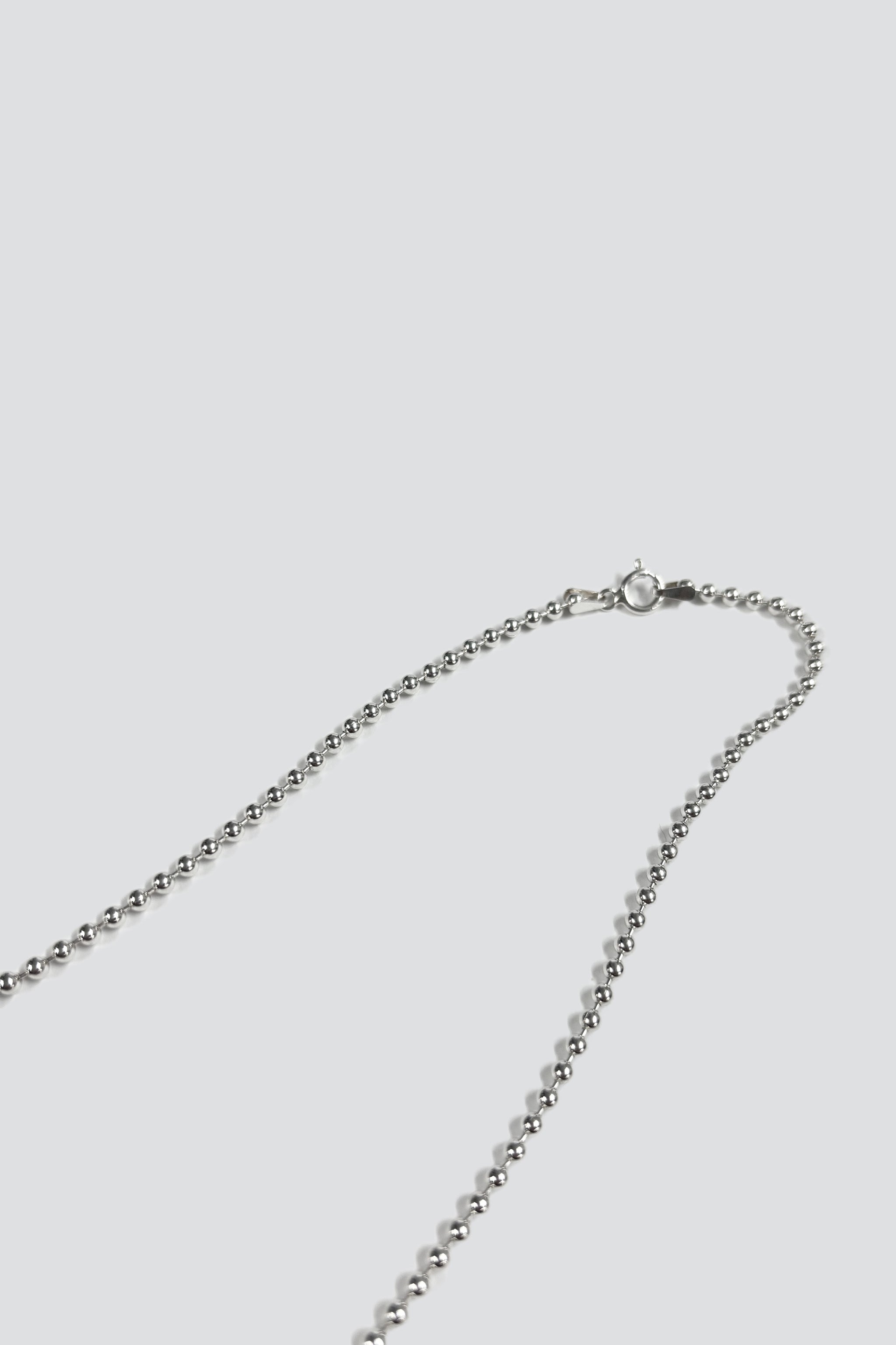 Sterling Silver Long Ball Chain