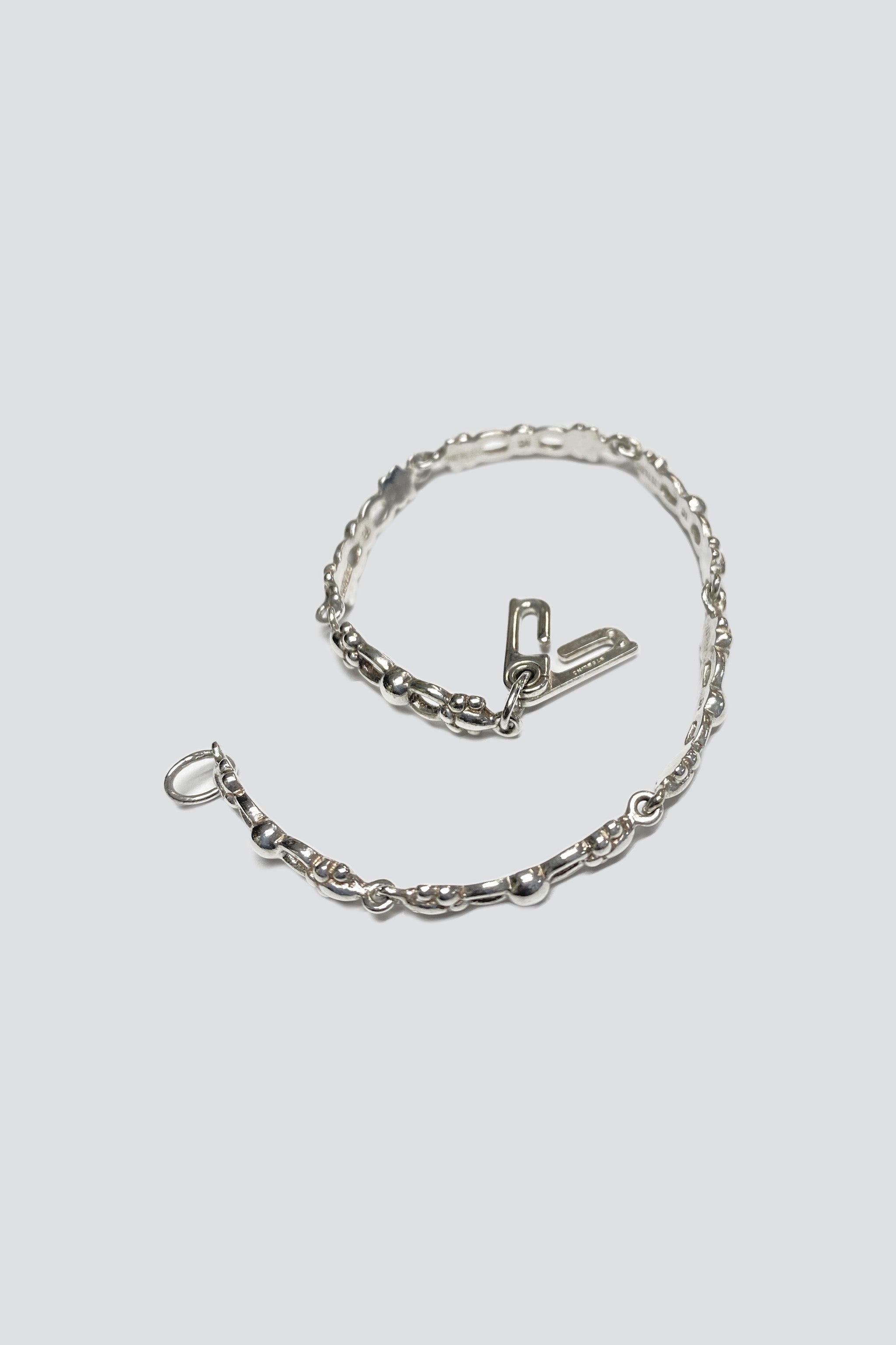 Sterling Silver Mixed Link Bracelet