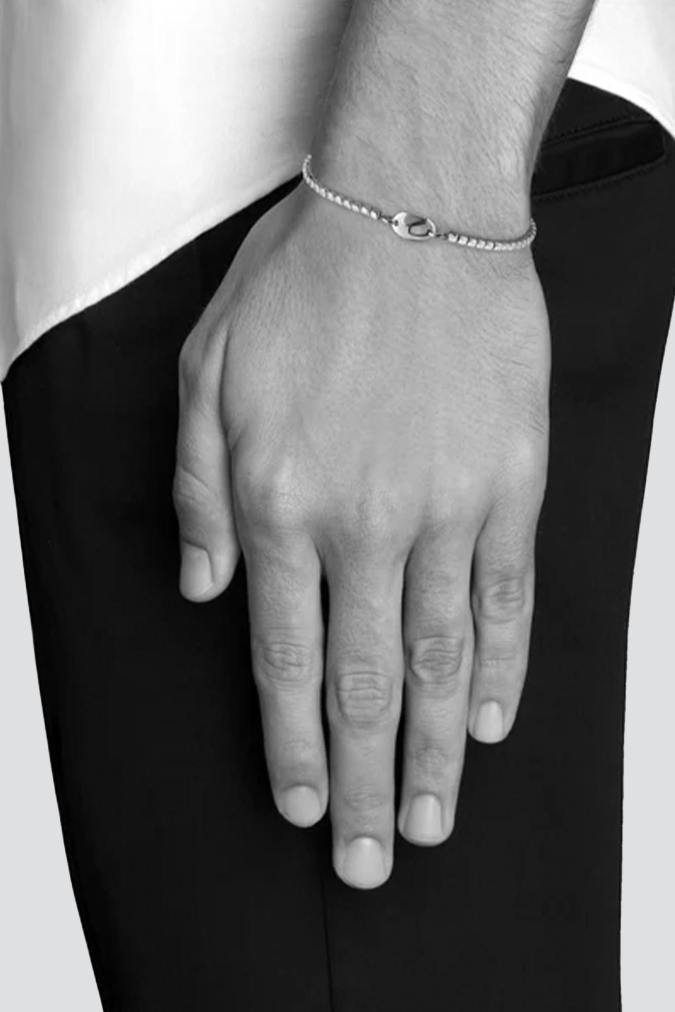 Sterling Silver Quad Chain Bracelet