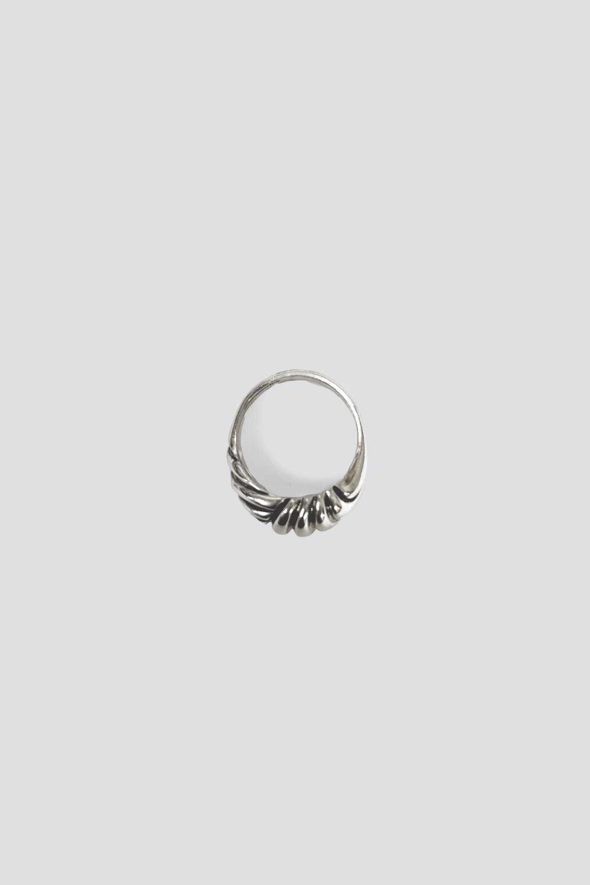 Sterling Silver Ribbed Ring