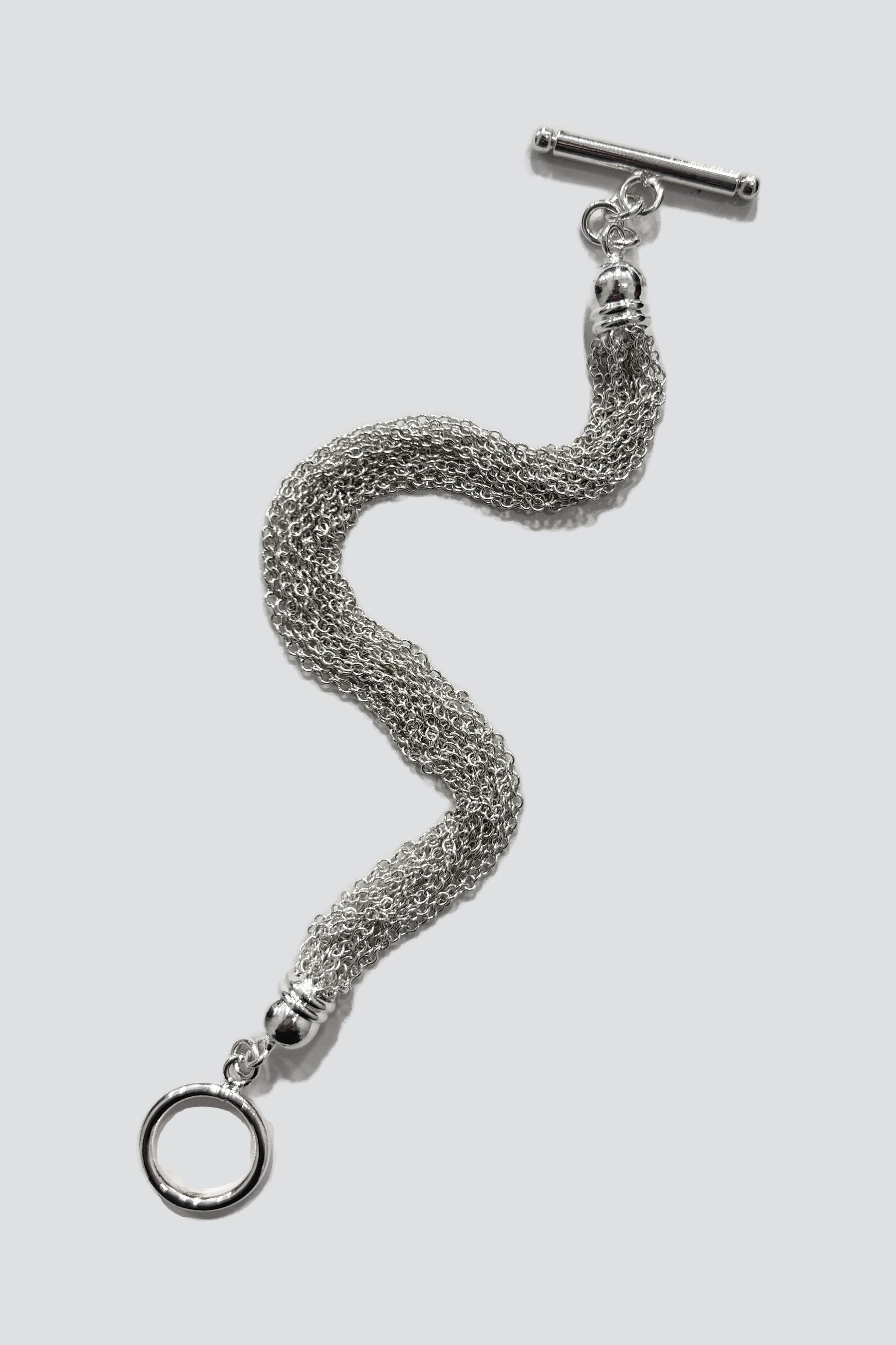 Sterling Silver Stranded Chain Bracelet