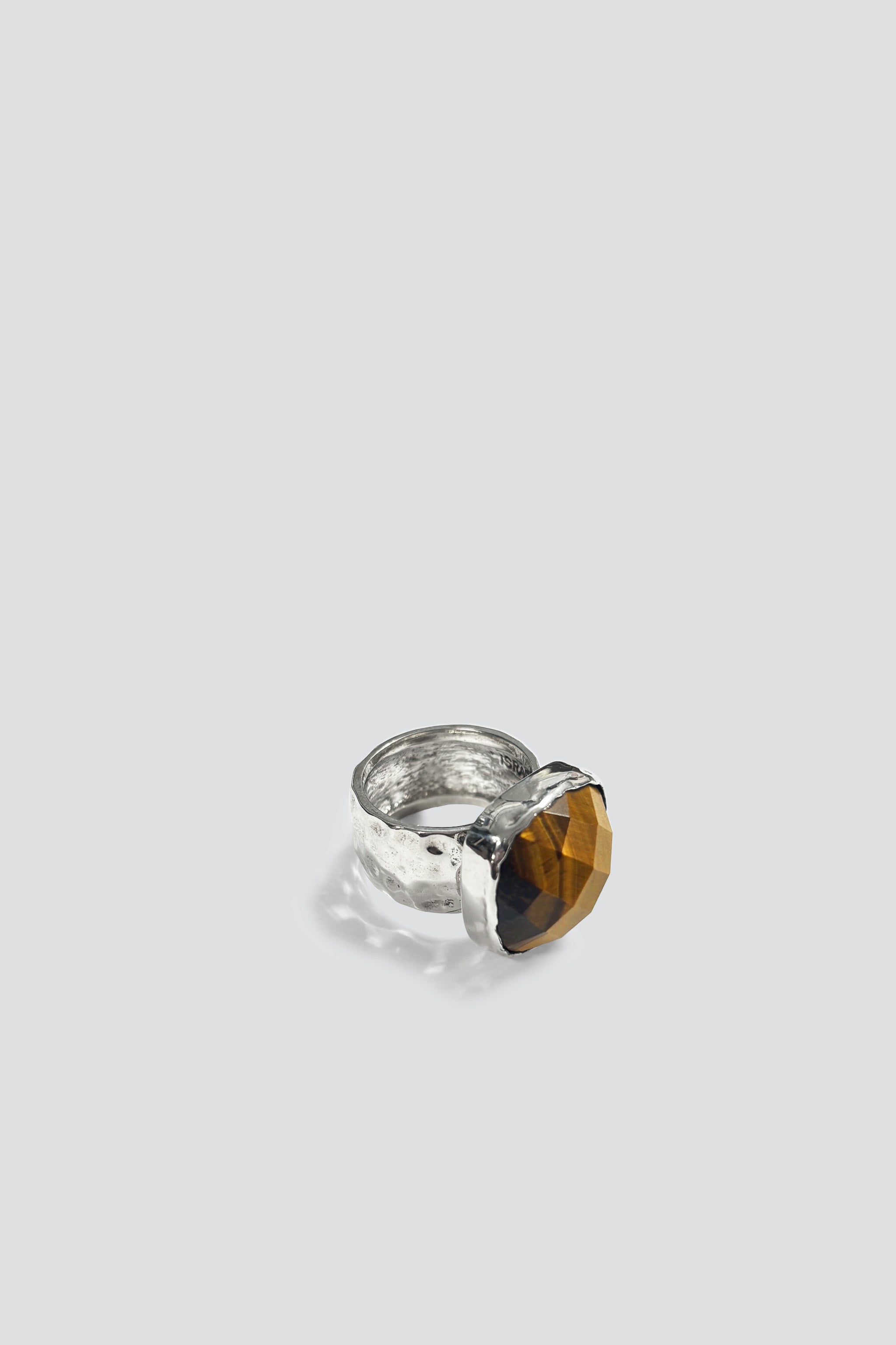 Sterling Silver Tiger Eye Gem Ring