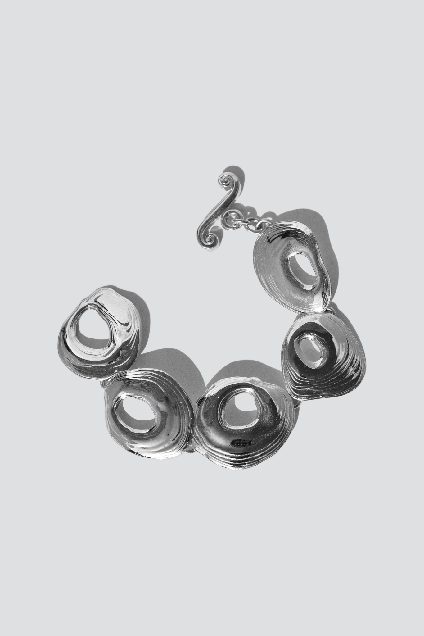 Sterling Silver Whirlpool Bracelet