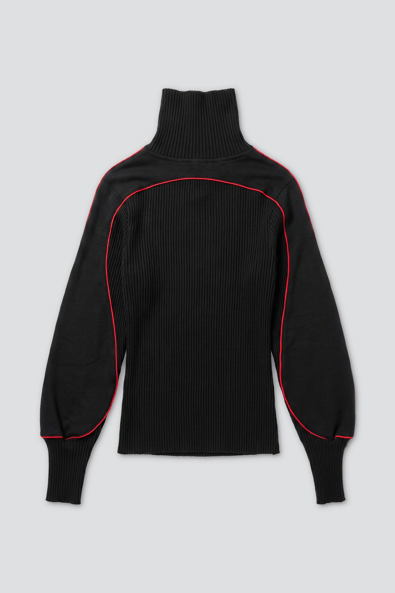 Black/Red Engineered Sweatshirt