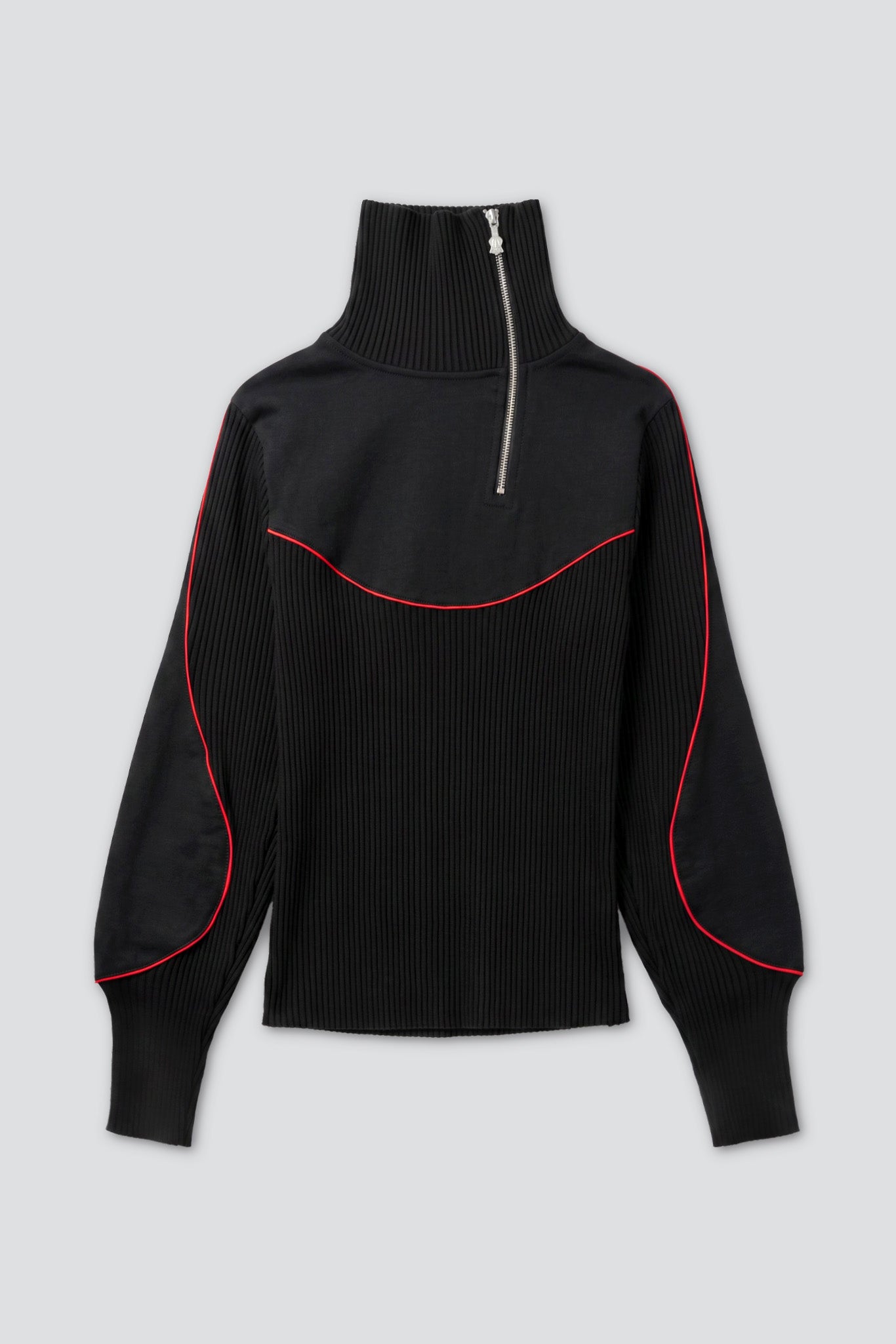 Black/Red Engineered Sweatshirt