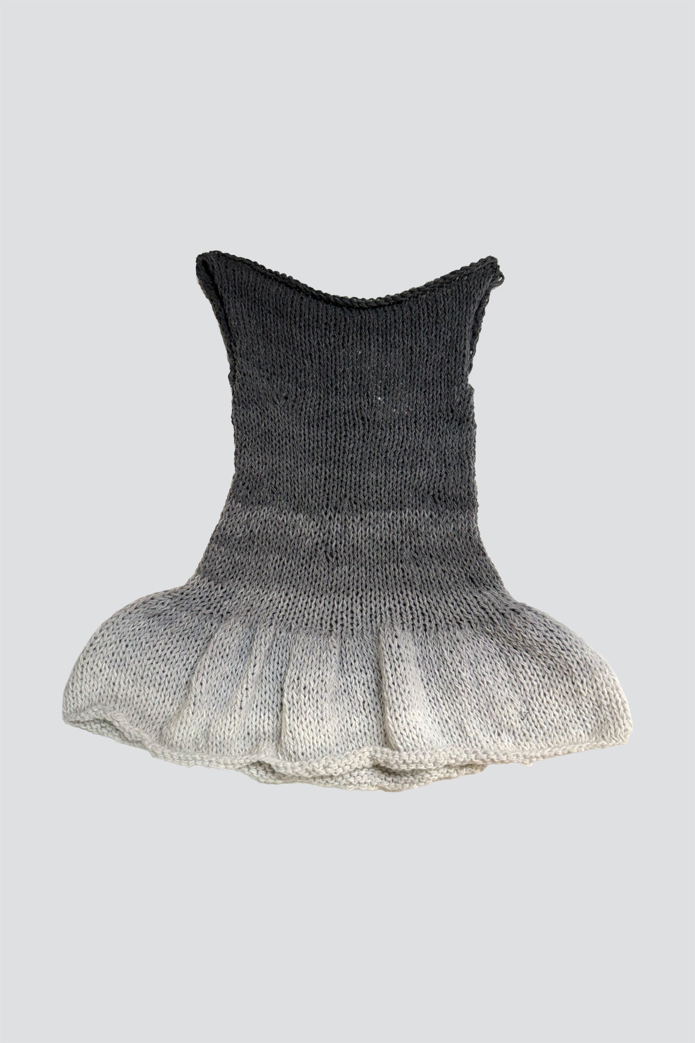 Grey Gradient Knit Dress