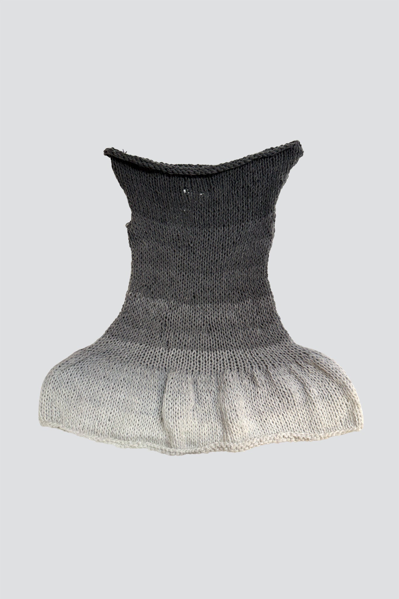 Grey Gradient Knit Dress